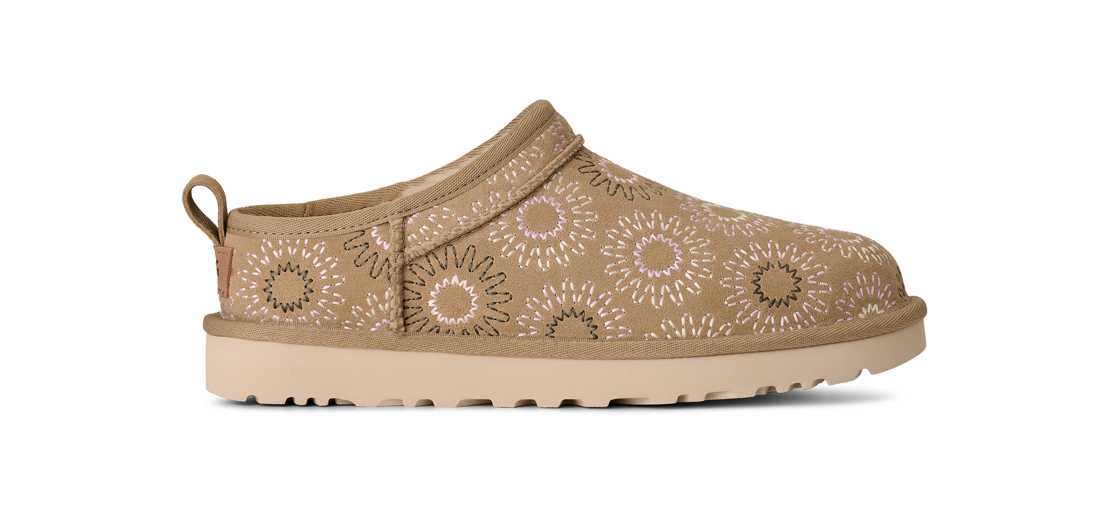 UGG Schlupfboots »CLASSIC MICRO SUN STITCH«  Boots, Clog mit Anziehlasche
