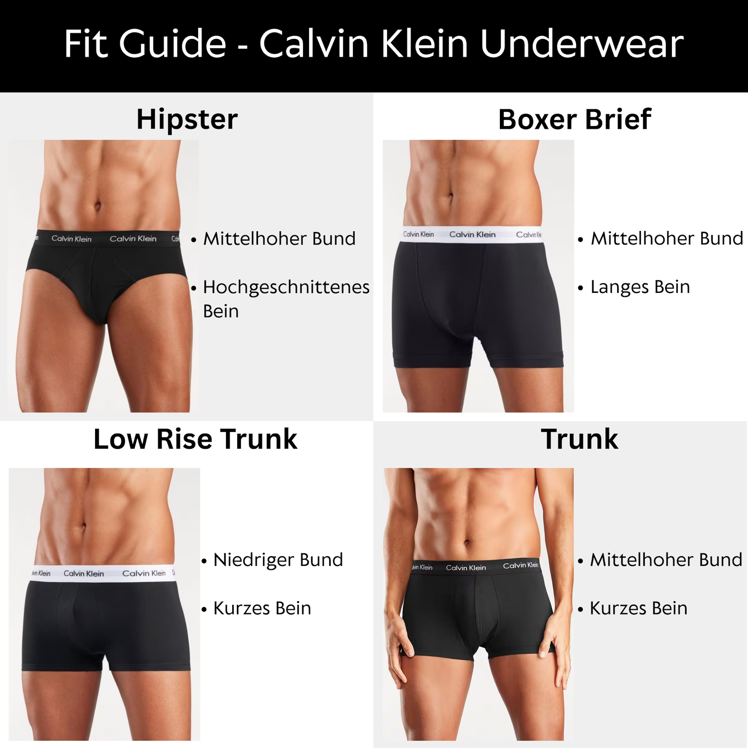 Calvin Klein Underwear Hipster »HIP BRIEF 3PK« Packung, 3er, 3 Stk. mit Logo-Stretchbund