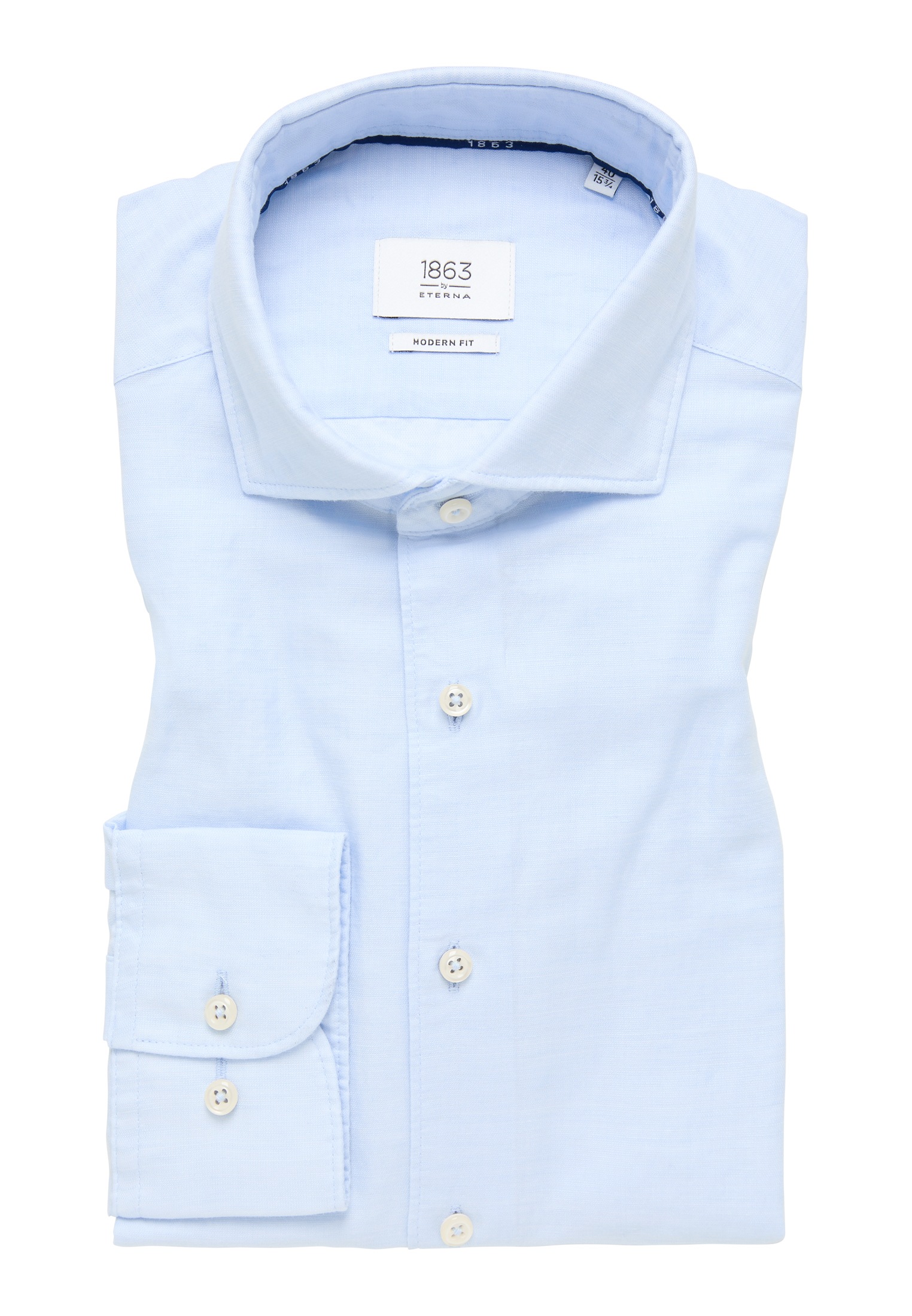 Eterna Langarmhemd »MODERN FIT« EASY IRON (bügelleicht)