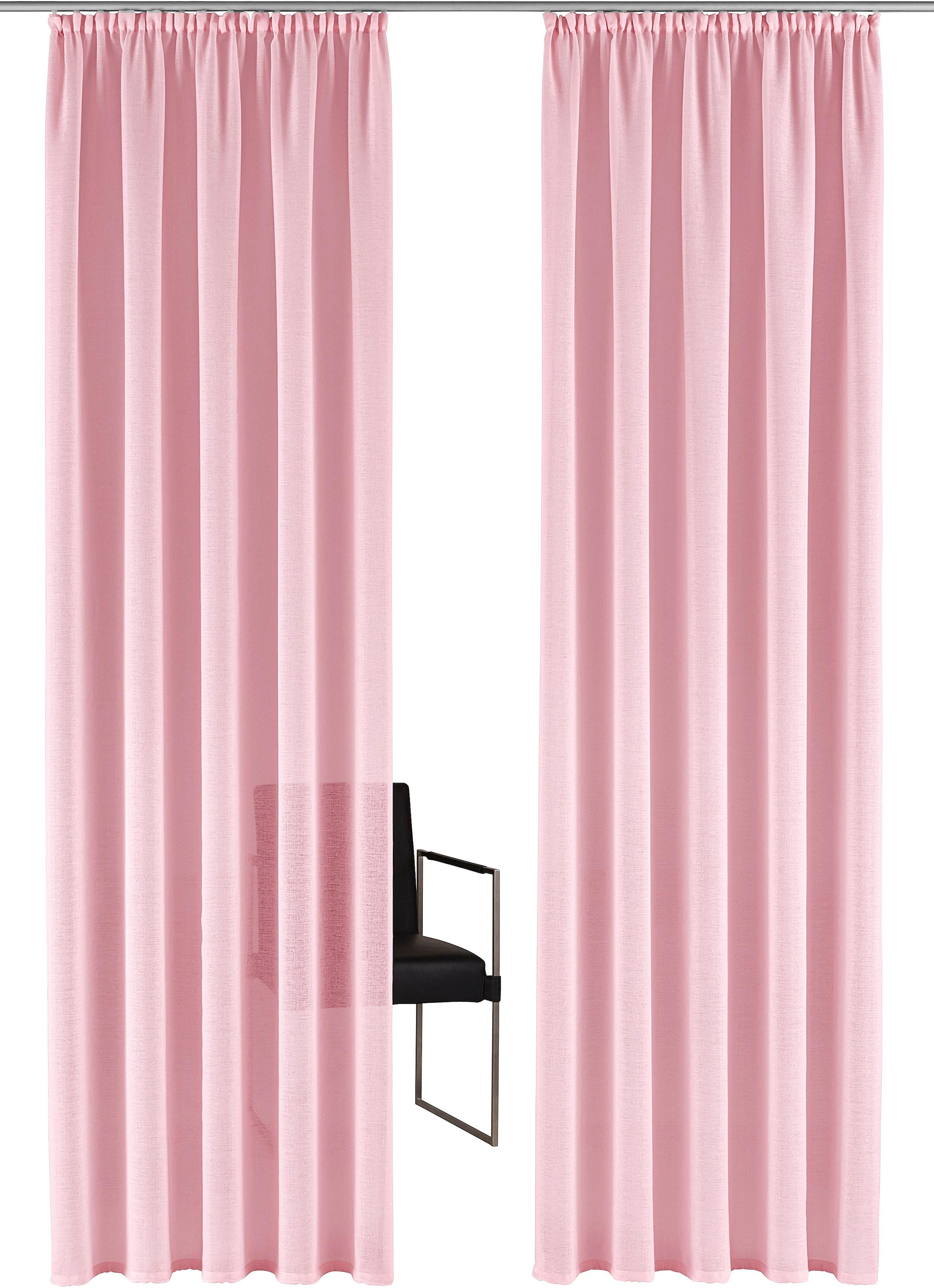 Guido Maria Kretschmer Home&Living Gardine »TENDER«, (1 St.), transparent,  Leinen Optik mit Struktur, monochrom bei OTTO | Fertiggardinen