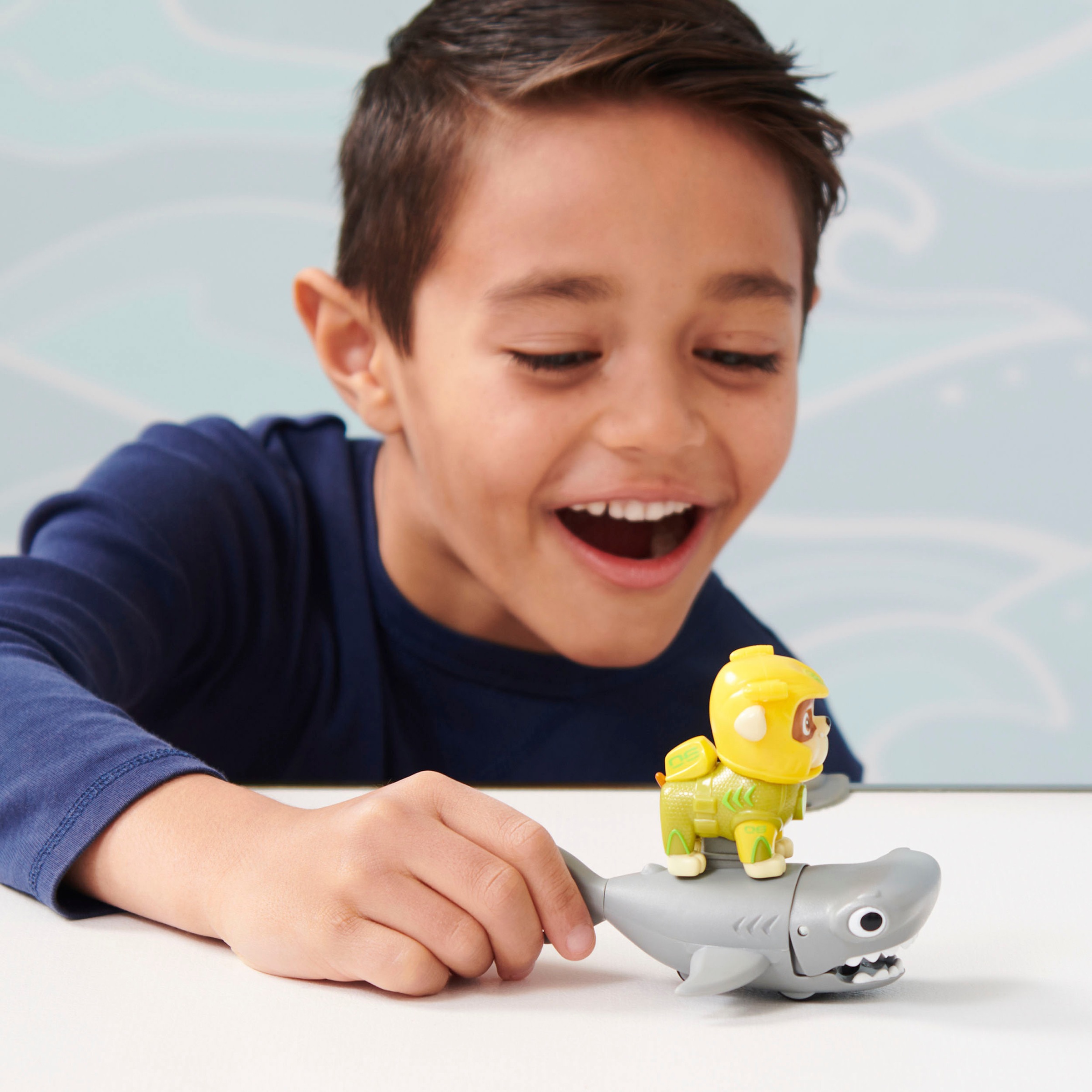 Spin Master Spielfigur »Paw Patrol - Aqua Pups - Hero Pups Solid Rubble«, (Set)