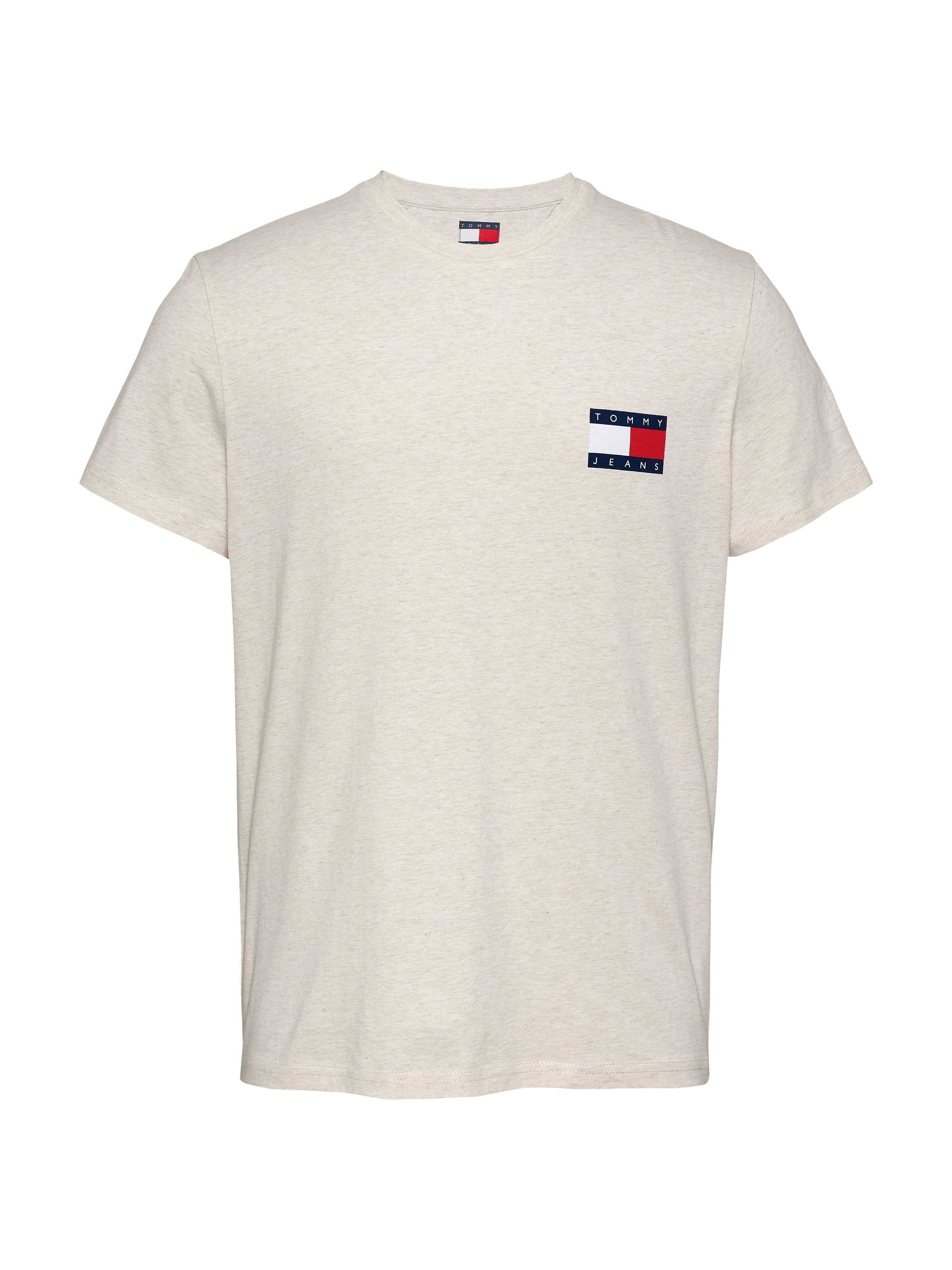 Tommy Jeans T-Shirt »TJM SLIM ESSENTIAL FLAG TEE EXT«, Mit Rundhalsausschnitt