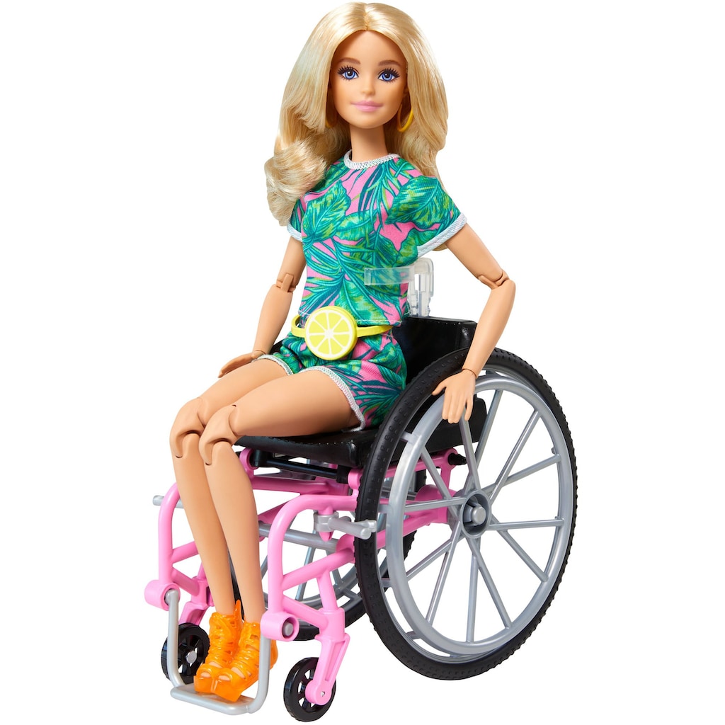 Barbie Anziehpuppe »blonde Fashionistas Puppe mit Rollstuhl«
