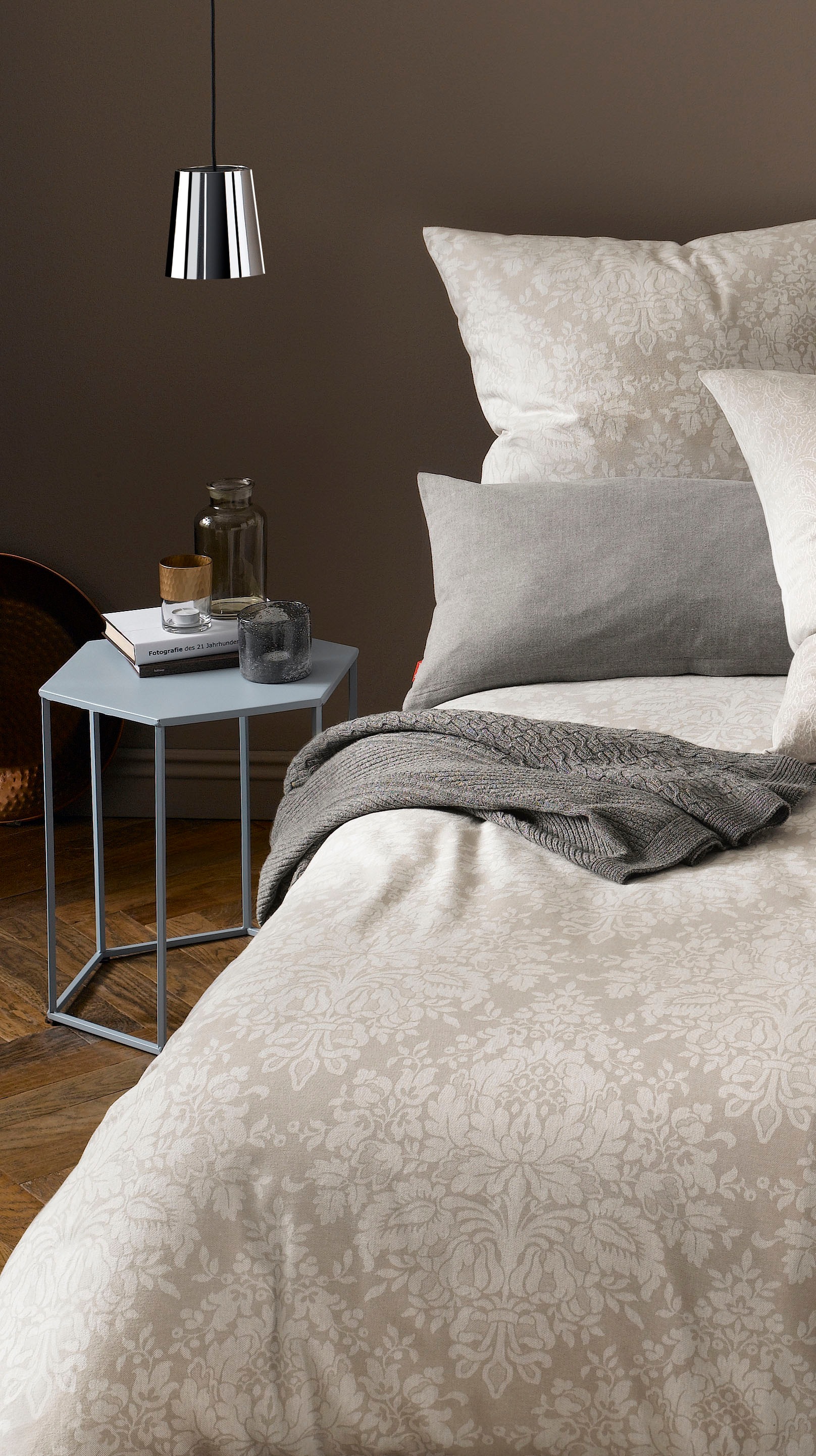fleuresse Bettwäsche »Lech 3739«, Jacquard Flanell, Baumwolle, in Gr. 135x200, 155x220, 200x200cm