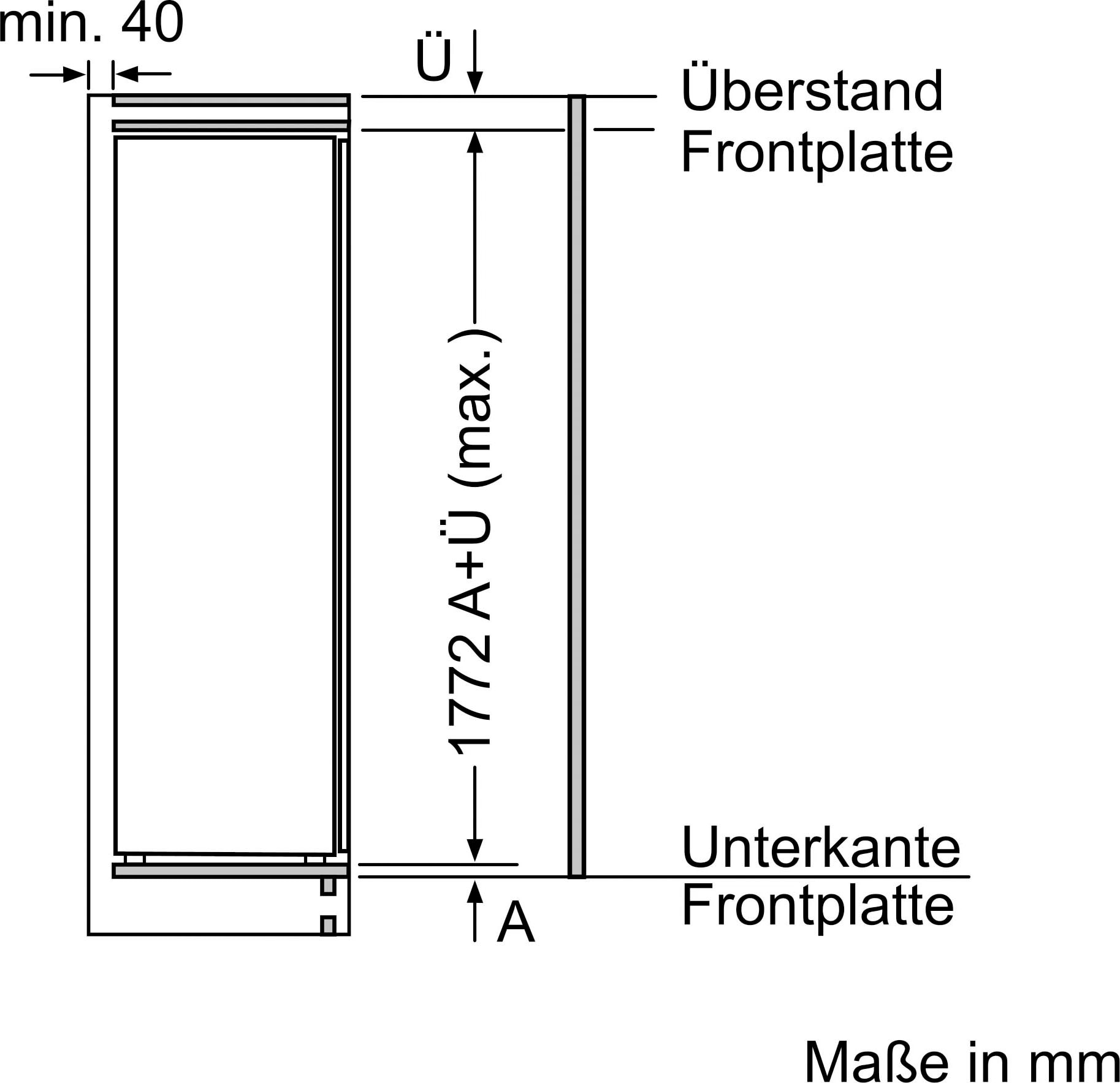 NEFF Einbaukühlschrank N 30 »KI1811SE0«, Fresh Safe: Schublade für flexible Lagerung von Obst & Gemüse