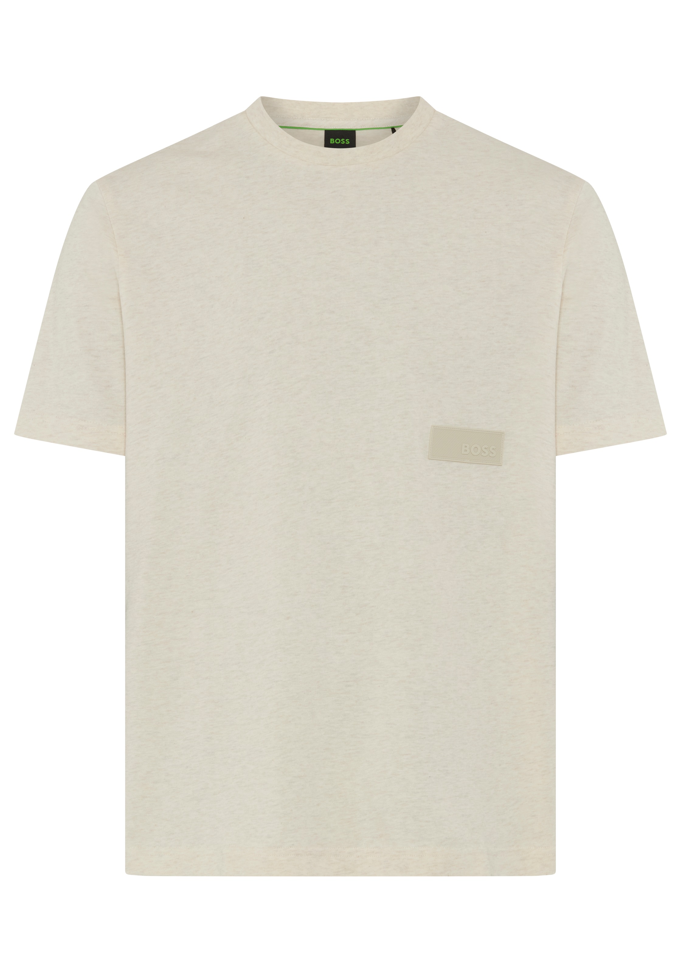 BOSS GREEN T-Shirt »TS Structure« 100% Cotton, Regular Fit, Rundhalsausschnitt