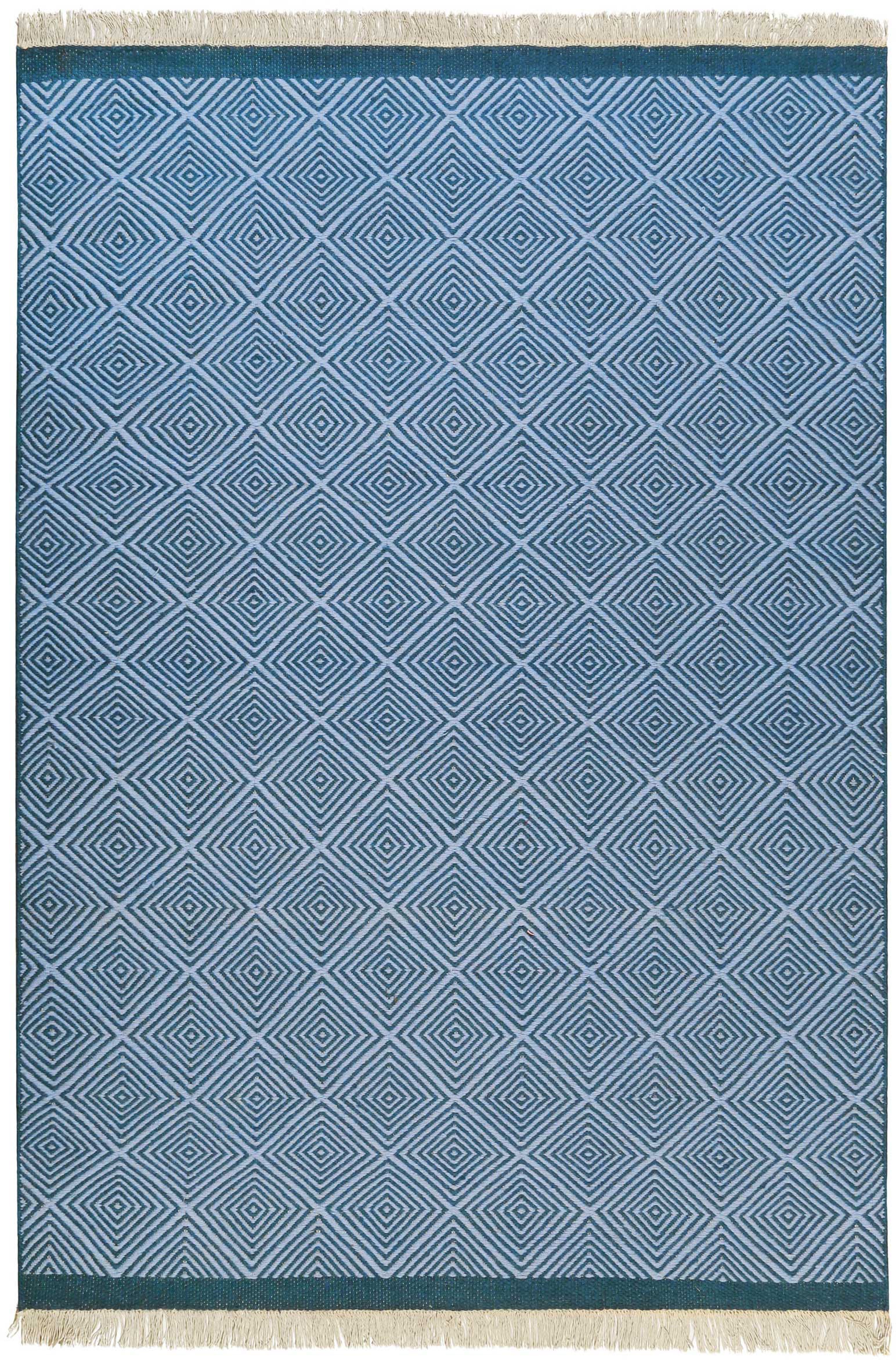 Esprit Wollteppich »Cairo ESP-2206«, rechteckig, 10 mm Höhe, Naturfaserteppich mit Fransen im modernen Design, Wohnzimmer