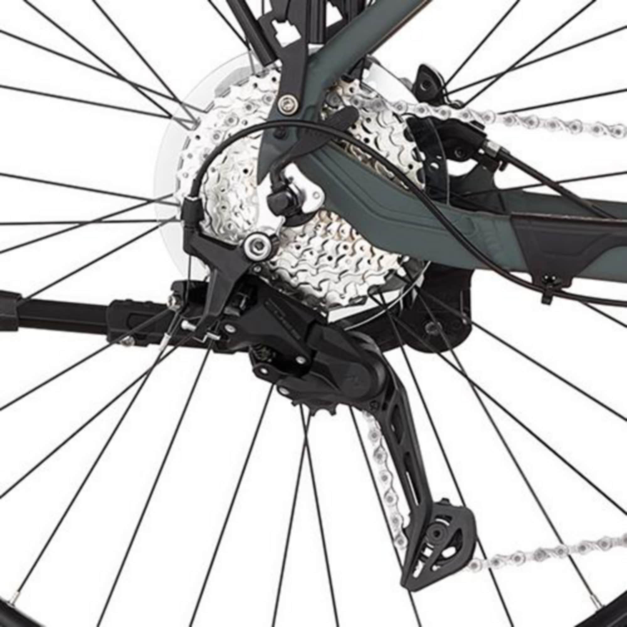 FISCHER Fahrrad »TERRA 6.8I 711 ULTIMATE« 9 Gang Shimano Cues RD-U3020 Schaltwerk Mittelmotor