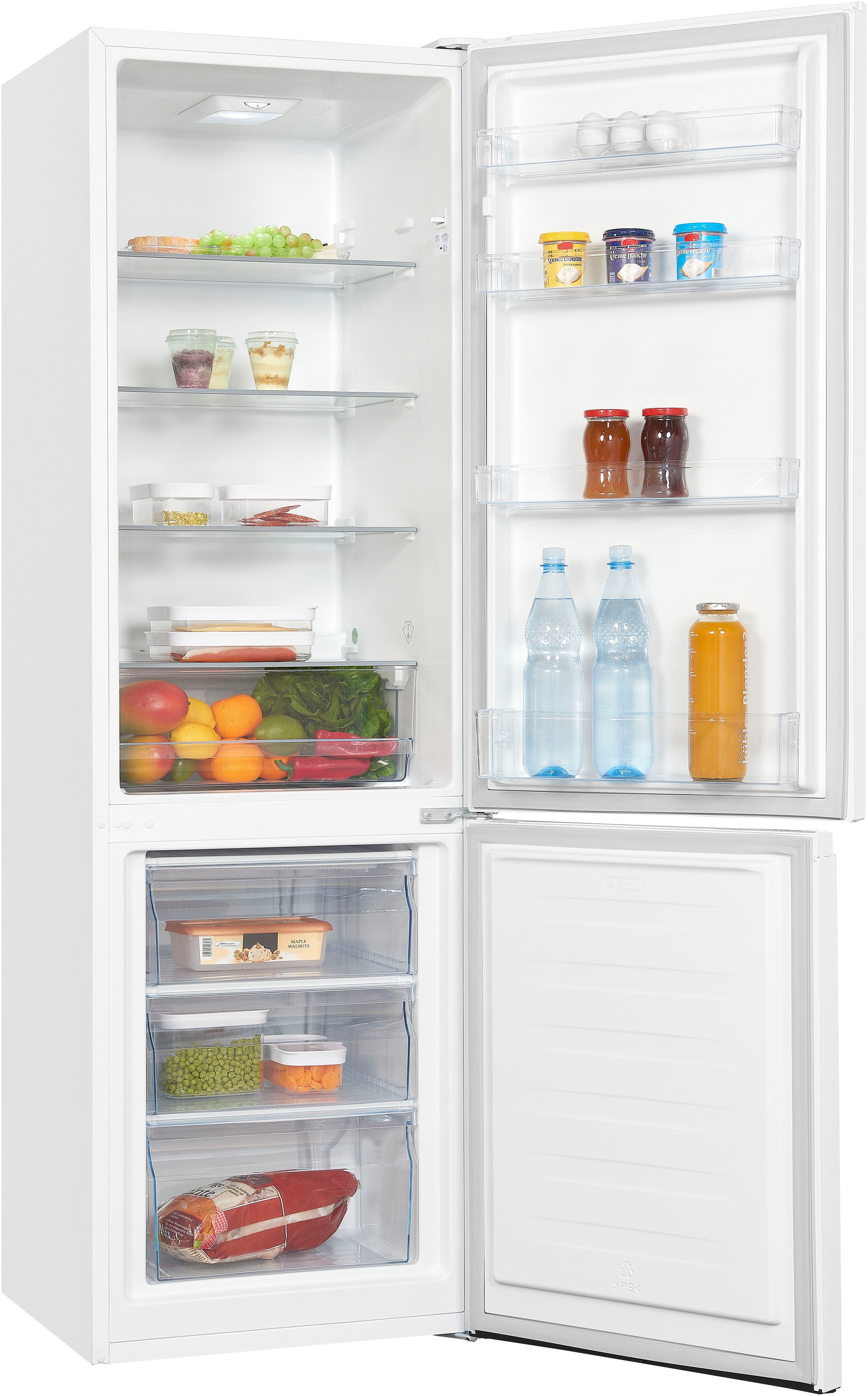 exquisit Kühl-/Gefrierkombination »KGC265-70-010D« 180 cm hoch 55 cm breit