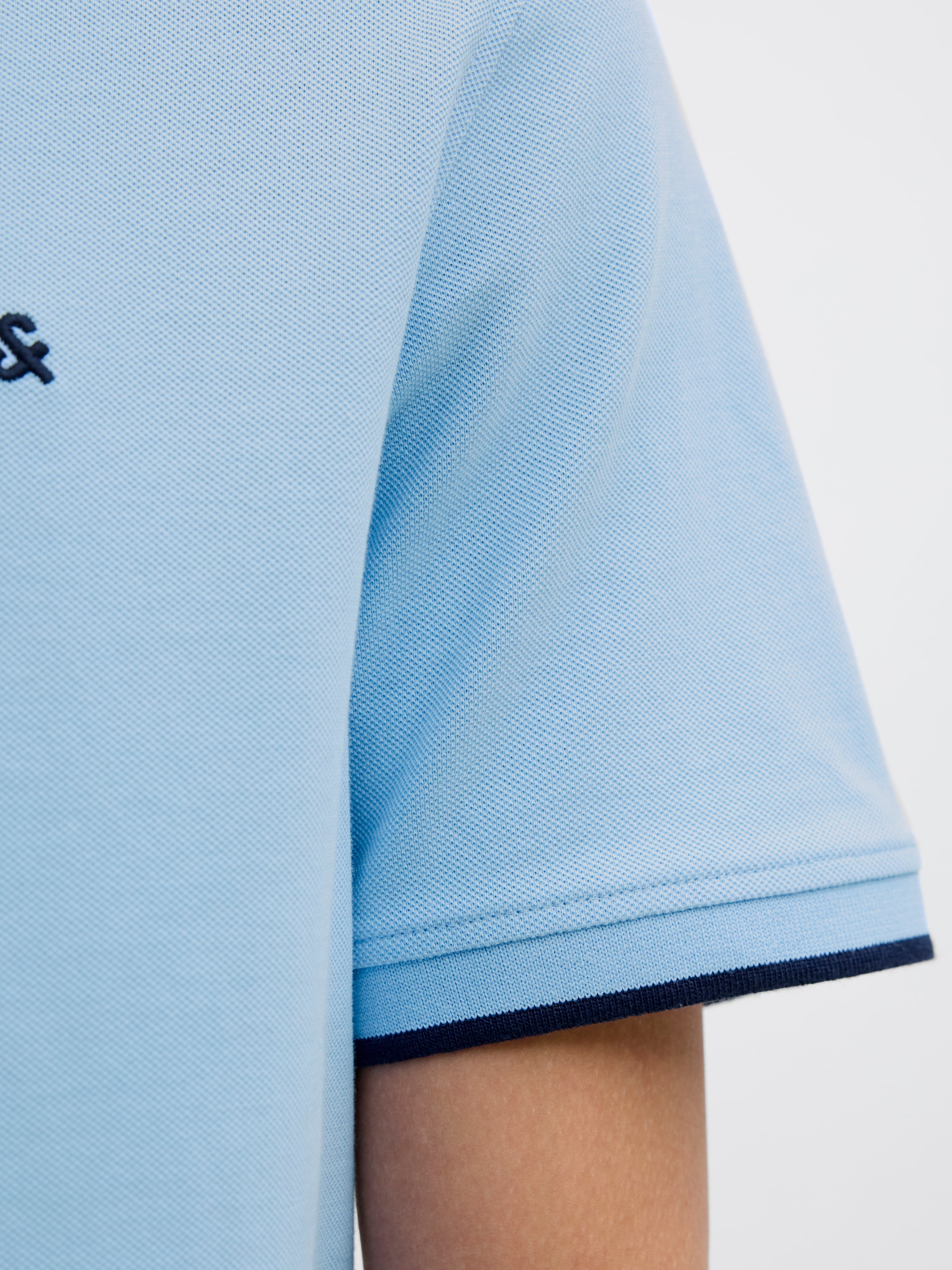 Jack & Jones Poloshirt »JJEPAULOS MAO POLO«, mit Logo Stickerei