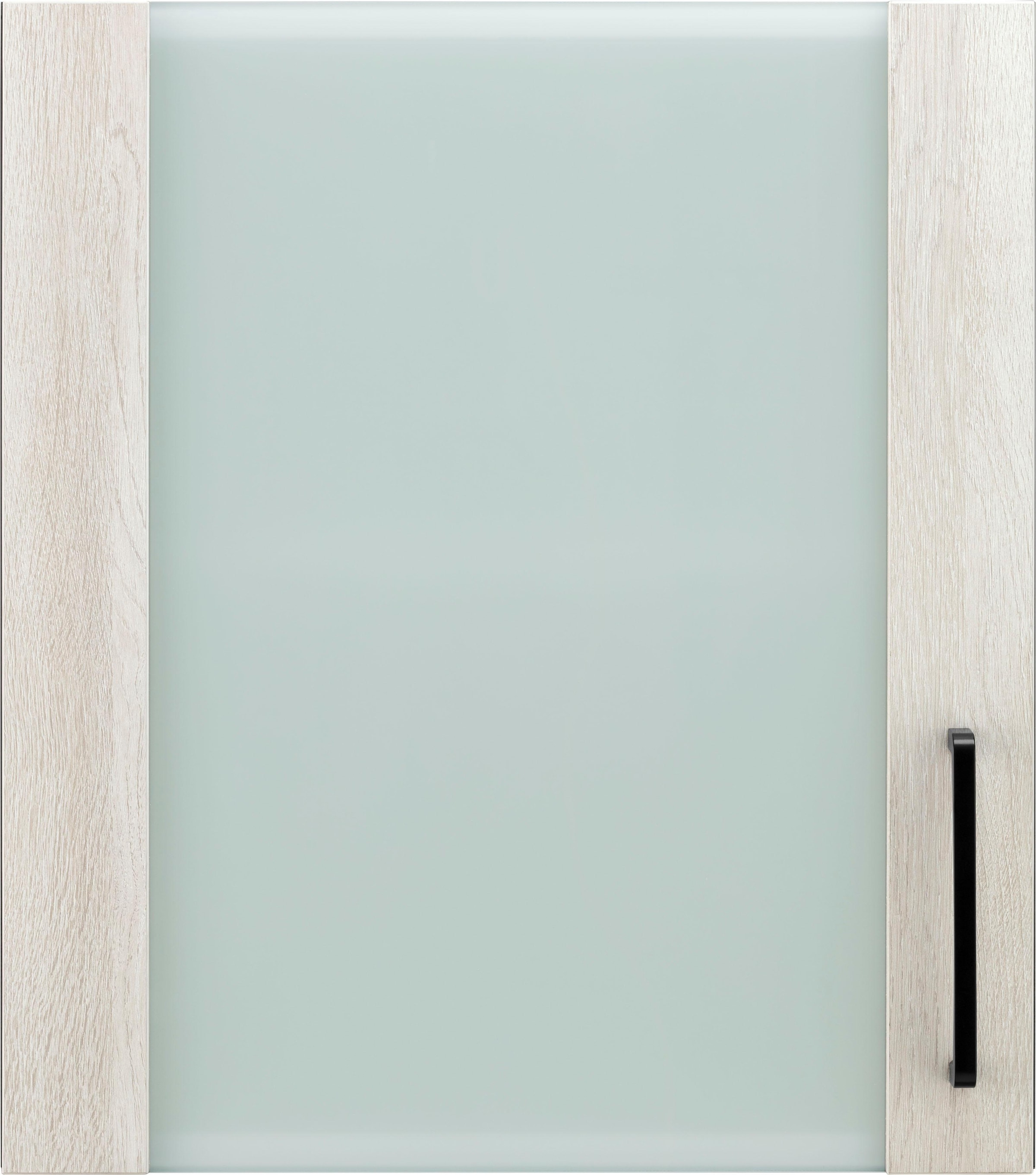 Front bei bestellen OTTO Glaseinsatz online »Esbo«, Küchen Glashängeschrank mit wiho