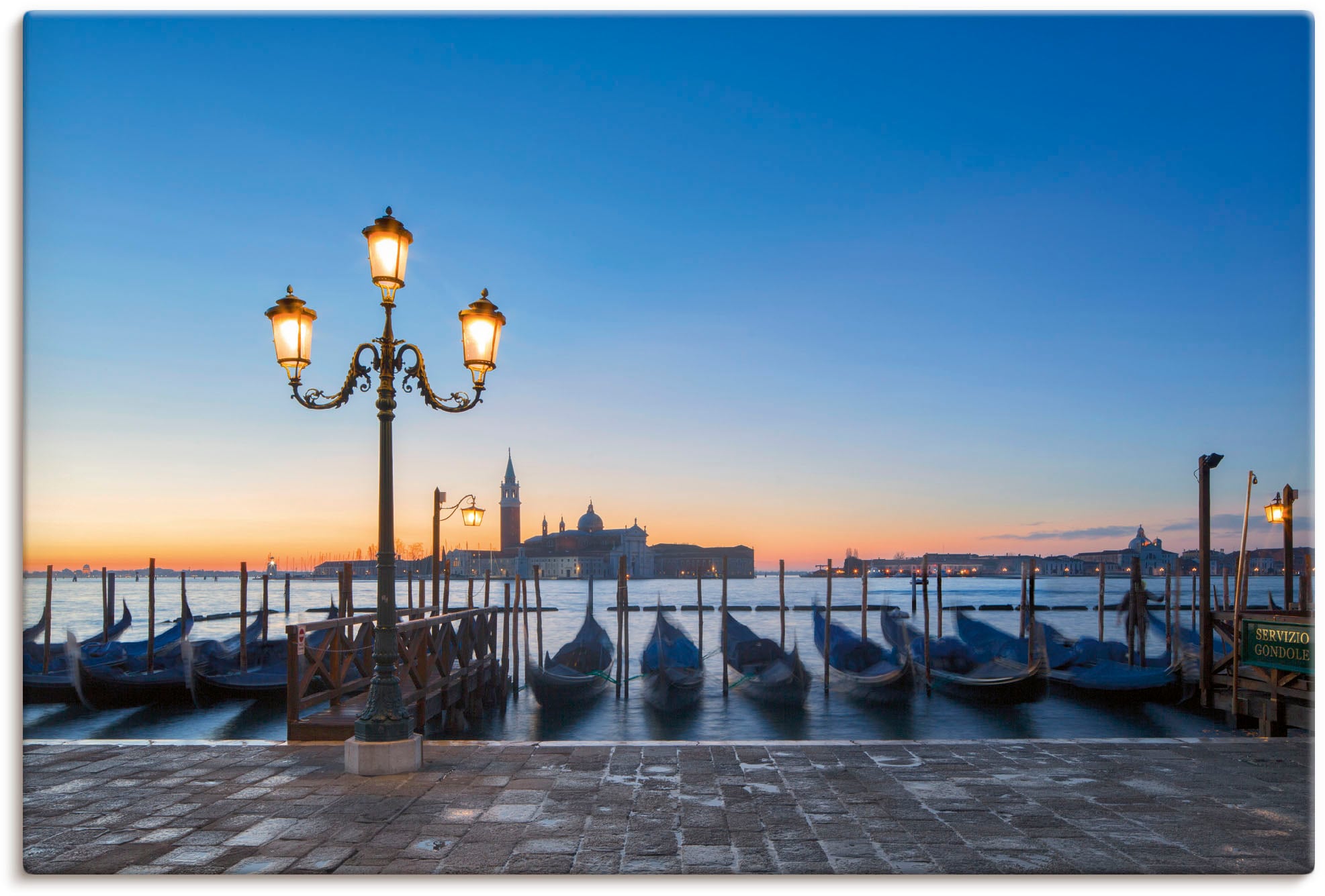 Artland Wandbild »Venedig Hafen«, St.), (1 Größen Shop OTTO versch. Poster im oder Alubild, als Leinwandbild, Wandaufkleber Venedig, Online in