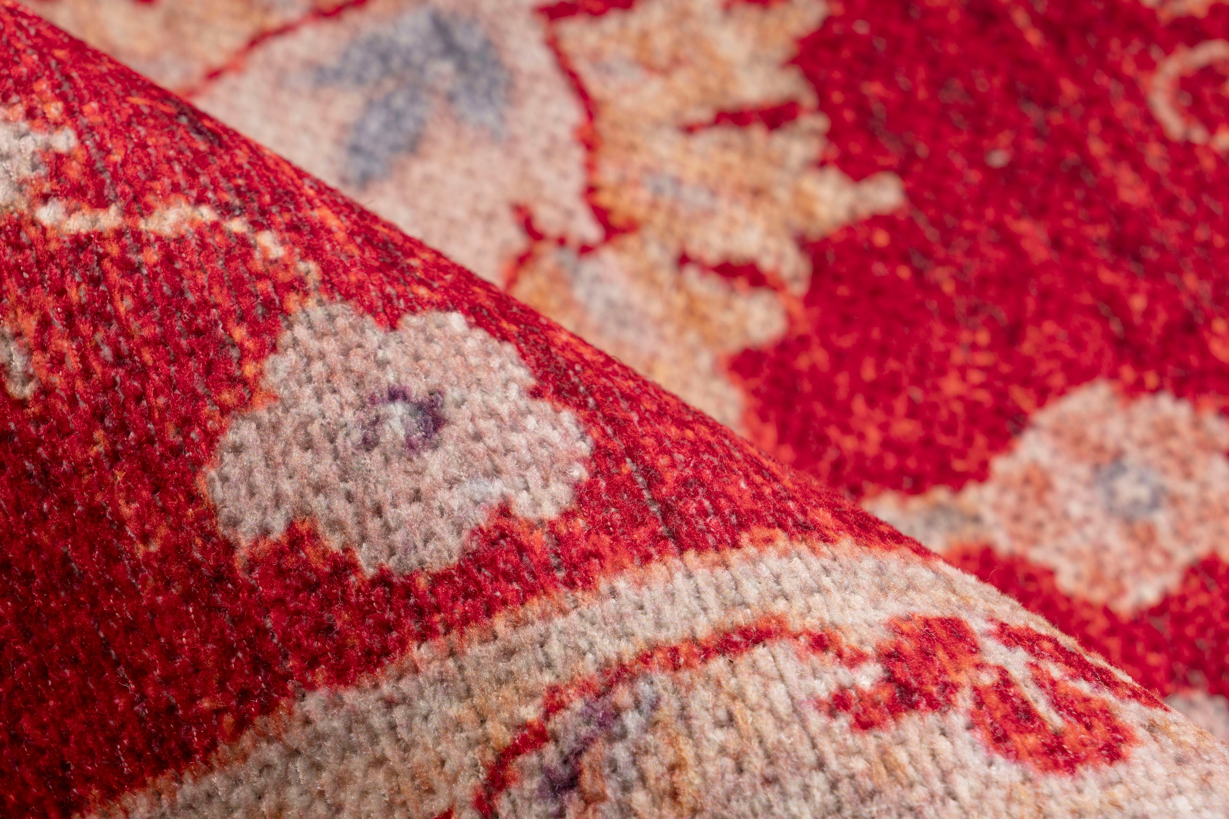 me gusta Teppich »Faye 625«, rechteckig, 6 mm Höhe, Flachgewebe, gedrucktes Motiv, Wohnzimmer, Esszimmer