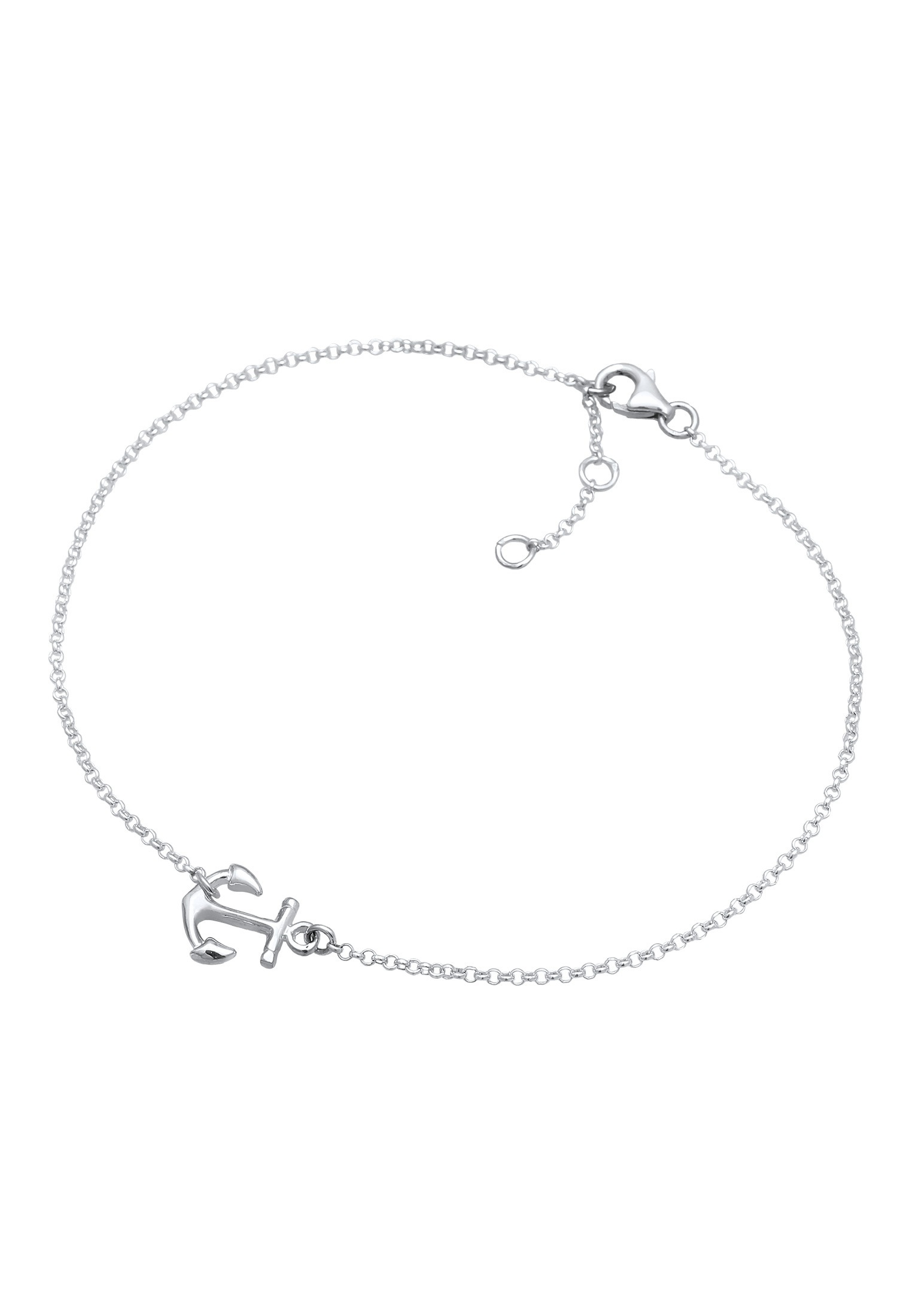 Elli Fußkette »Fußschmuck Anker Symbol Maritim 925 Silber«