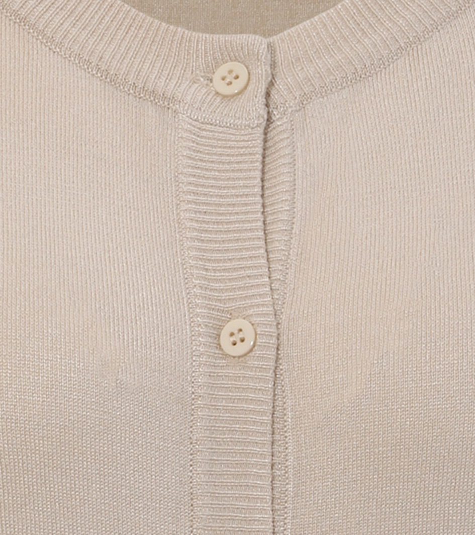 Aniston CASUAL Strickjacke, mit Rundhals-Ausschnitt
