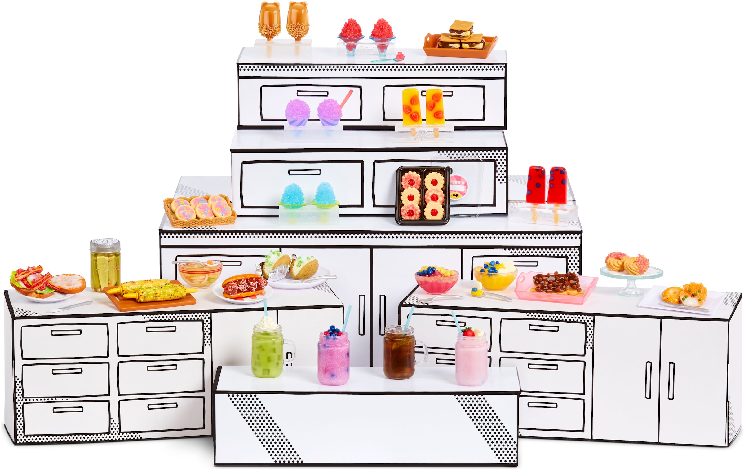 MGA ENTERTAINMENT Kreativset »MGA's Miniverse - Make It Mini Foods: Cafe in PDQ Series 3B«, sortierte Lieferung