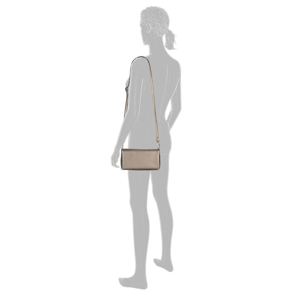 TOM TAILOR Abendtasche »Xia« klares Design mit Logoprägung und fließender Silhouette in Lederoptik