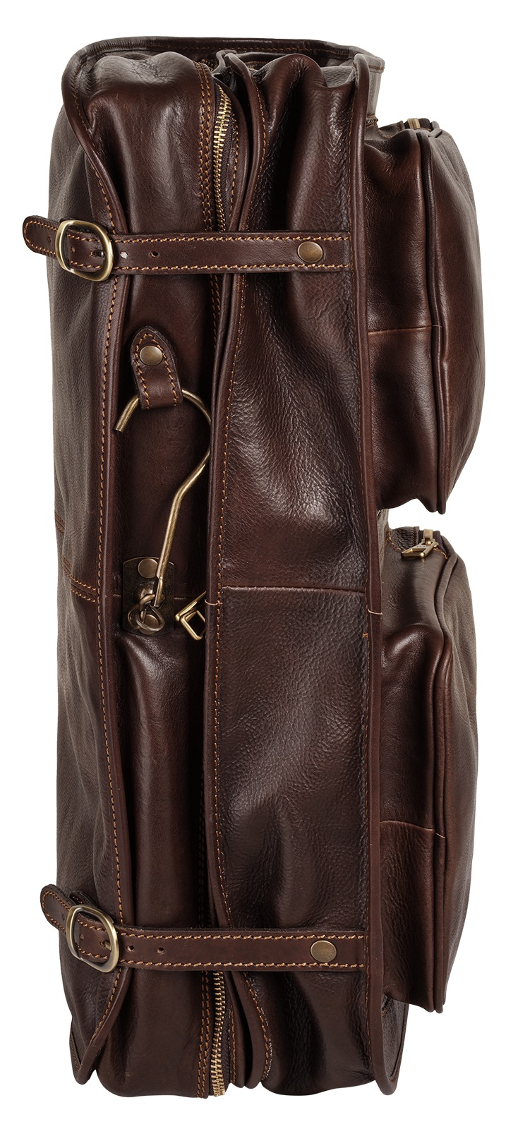 Piké Reisetasche, echt Leder, Made in Italy