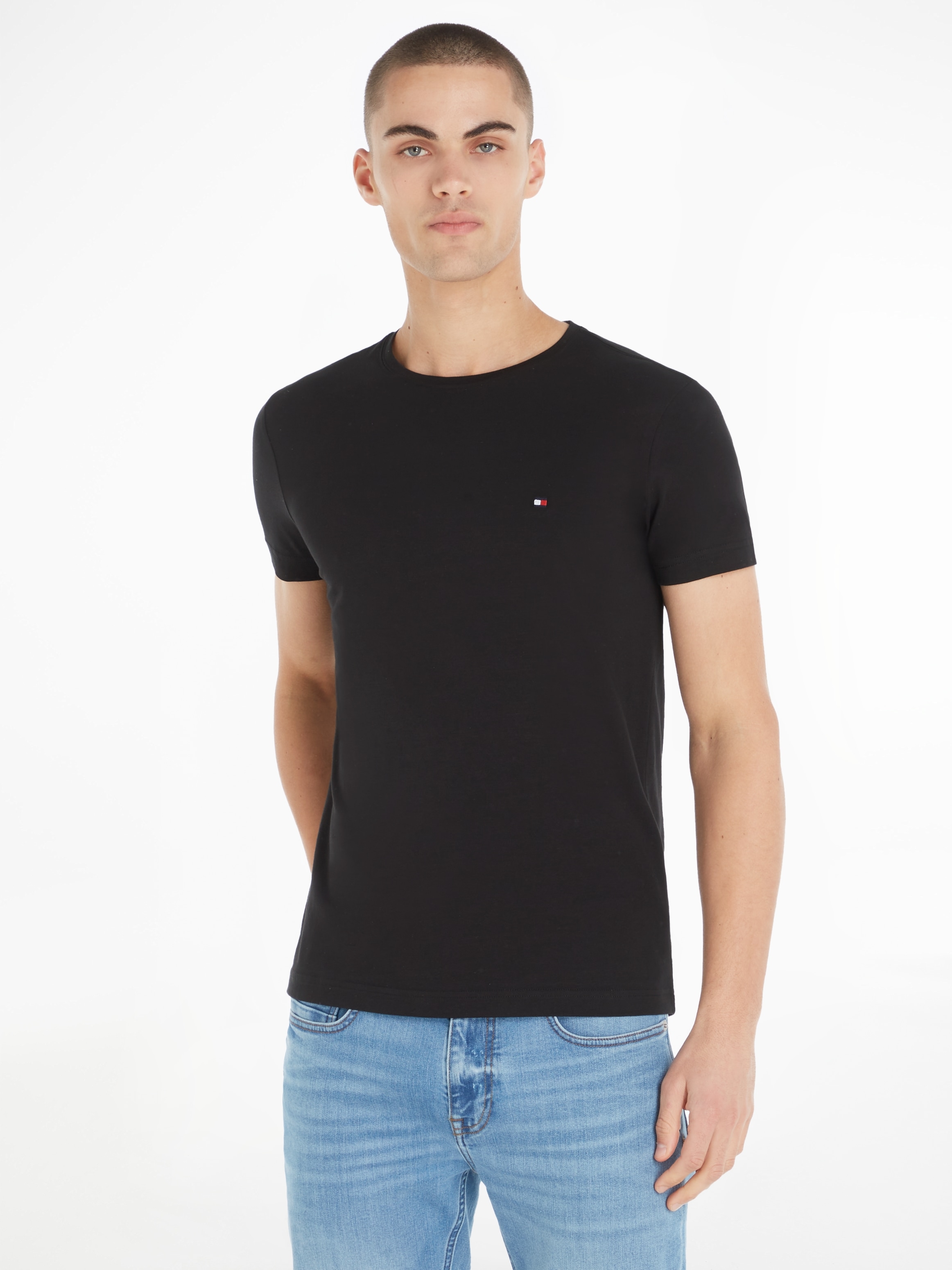 TOMMY HILFIGER T-Shirt »CORE STRETCH SLIM C-NECK TEE«