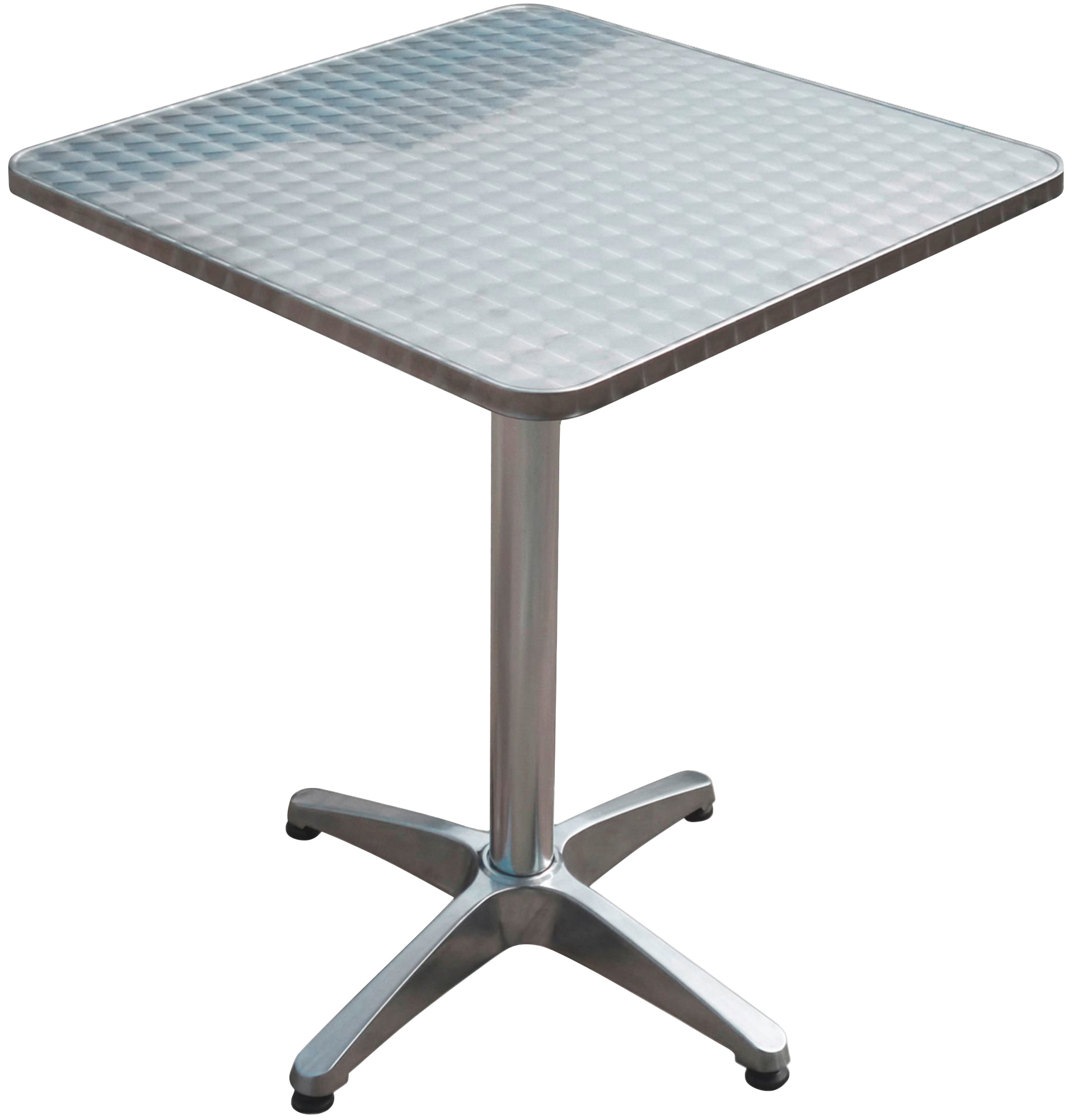 Gartentisch »Bistro Tisch, quadratisch, Alu-Gest«, mit hochwertigem Aluminium-Gestell