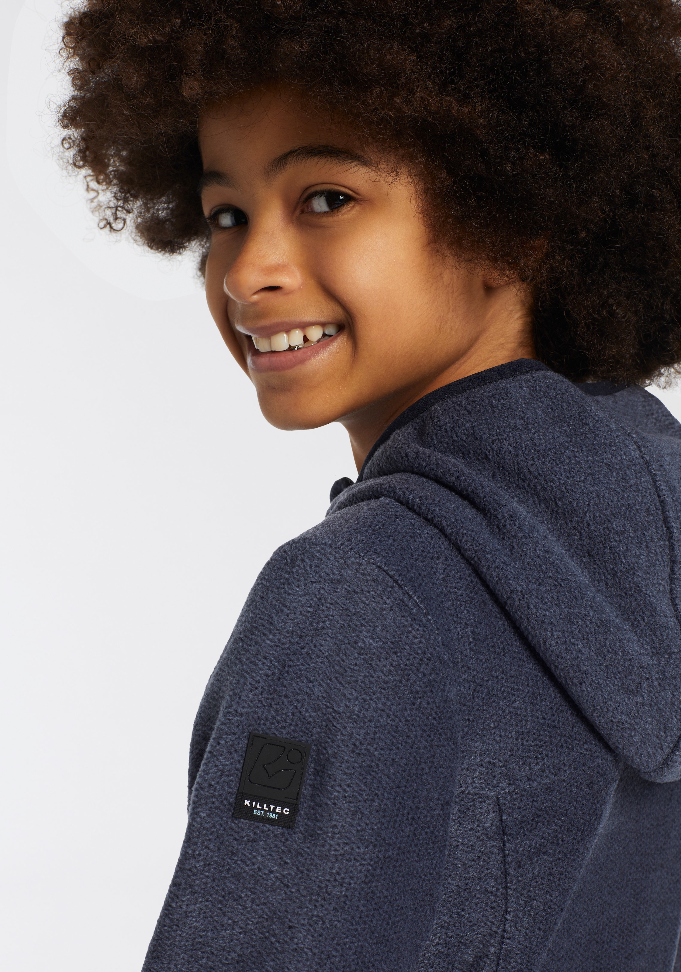 Killtec Fleecejacke »KOW 347 GRLS KNTFLC JCKT«, mit Kapuze, für Kinder