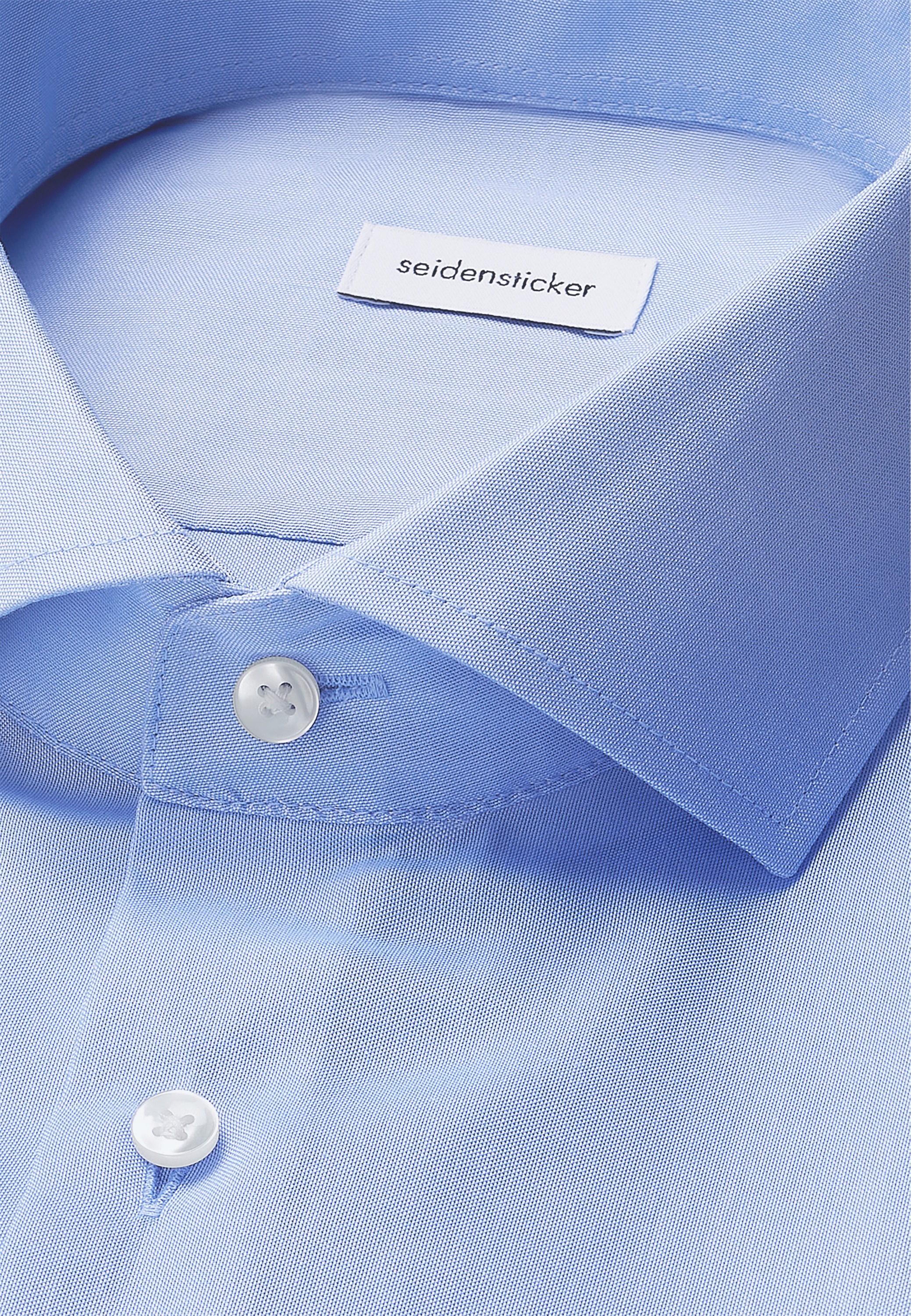 seidensticker Businesshemd »Schwarze Rose«, Regular 1/1 Kentkragen Uni