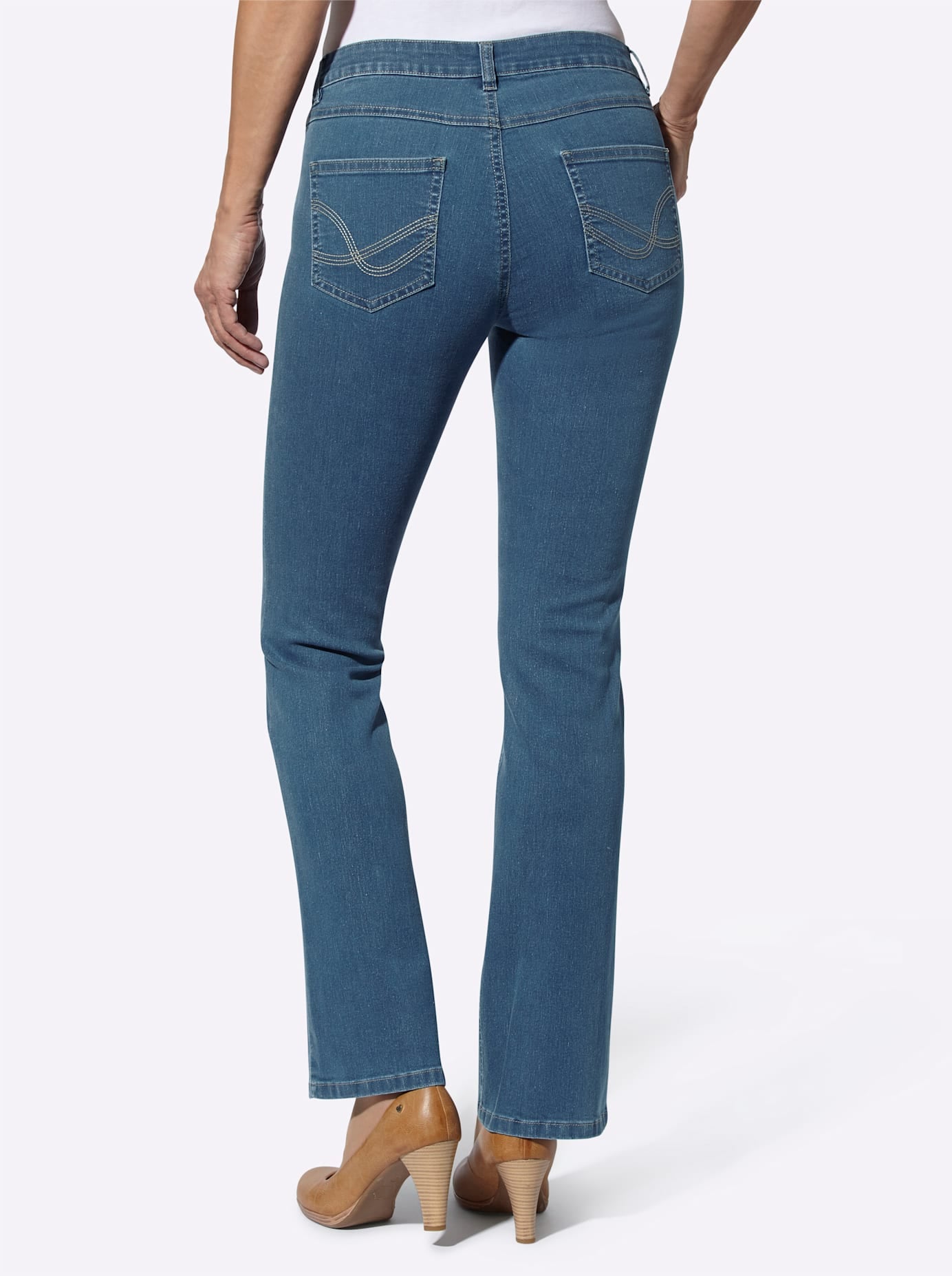 Classic Basics Bootcut-Jeans, (1 tlg.)