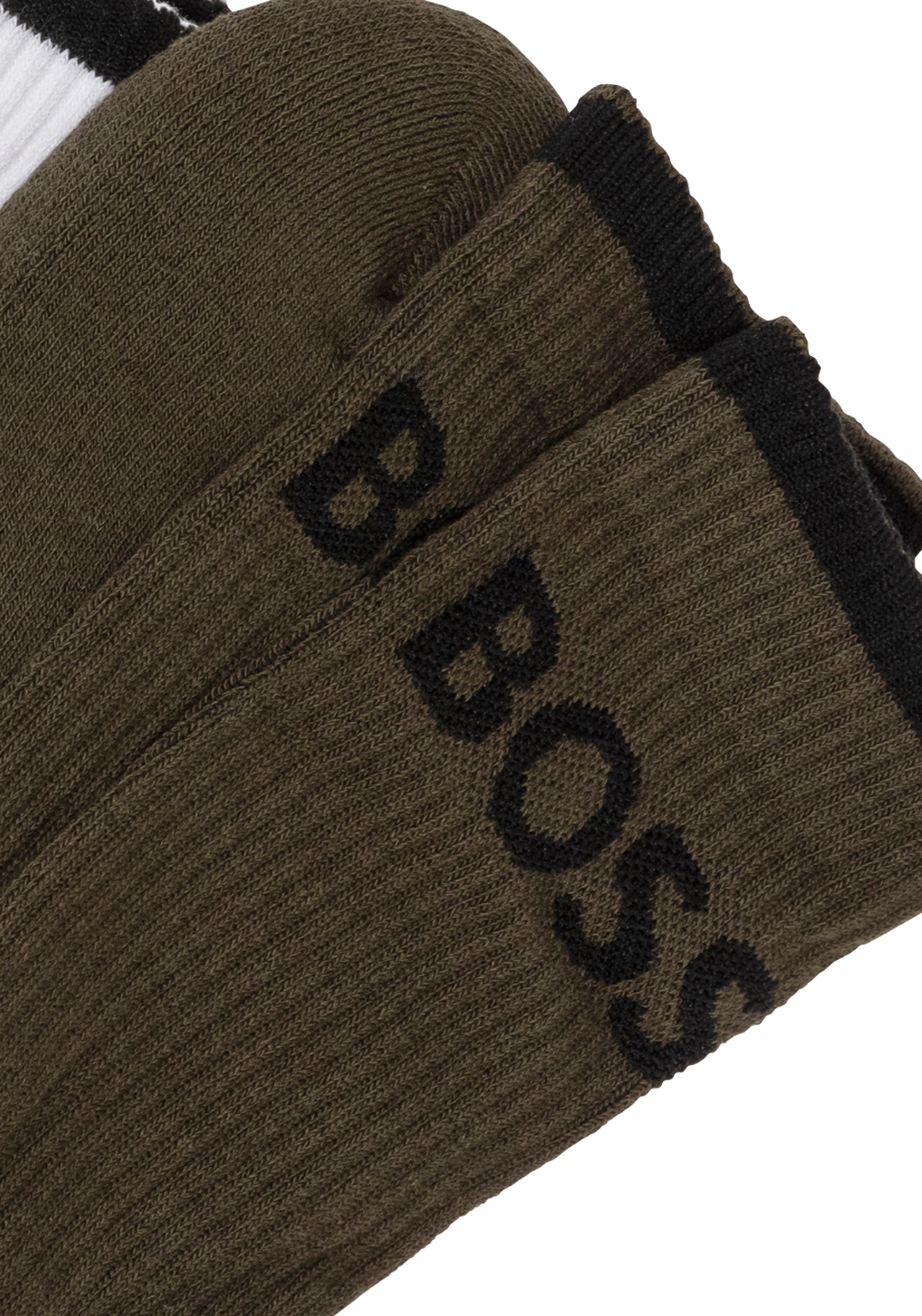 BOSS Businesssocken »6P QS Stripe CC«, (Packung, 6 Paar, 6er), mit BOSS Schriftzug