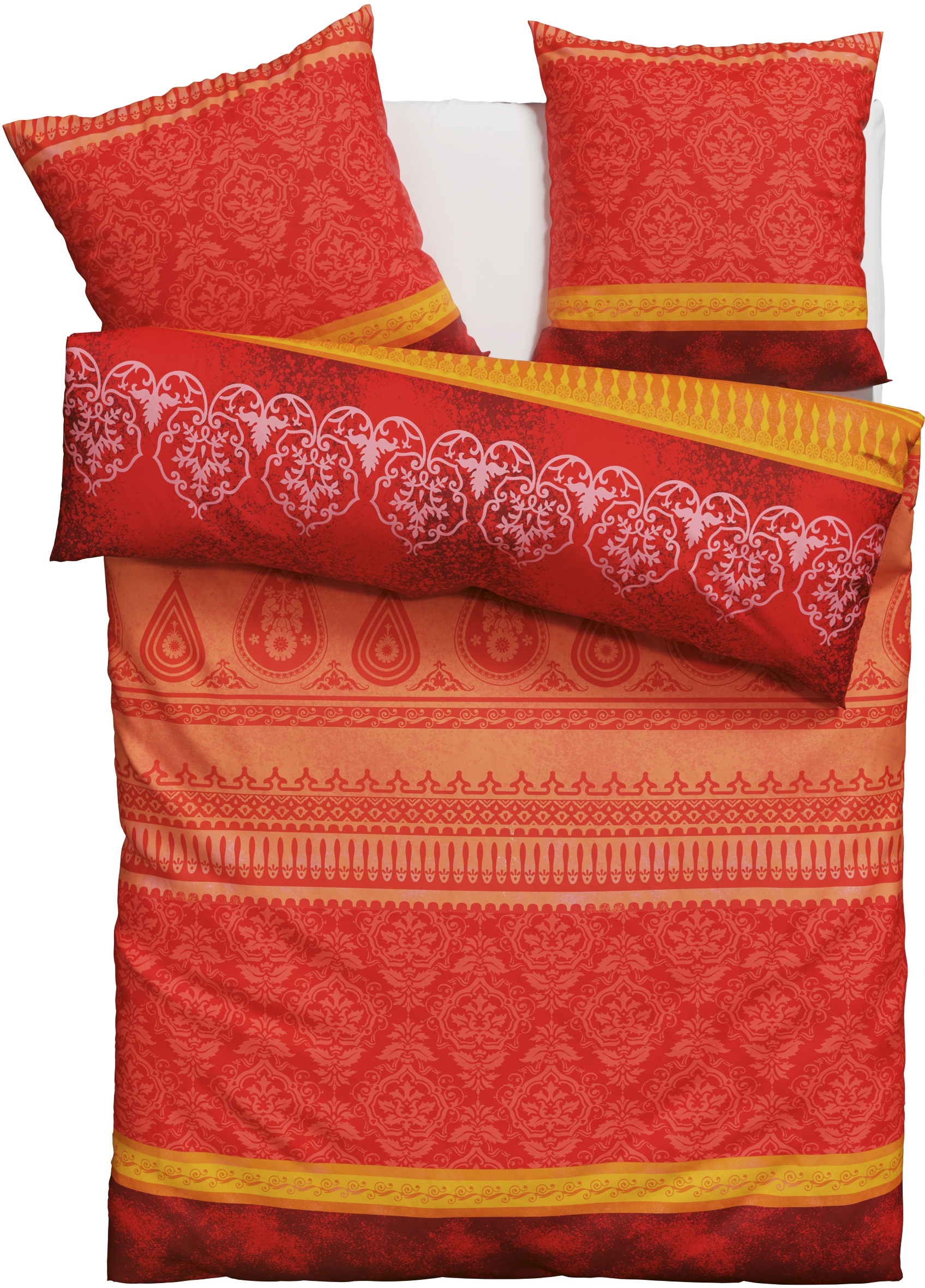 Home affaire Bettwäsche »Sonnenham« 2 tlg. in Gr. 135x200 oder 155x220 cm, 100% Baumwolle, Paisley