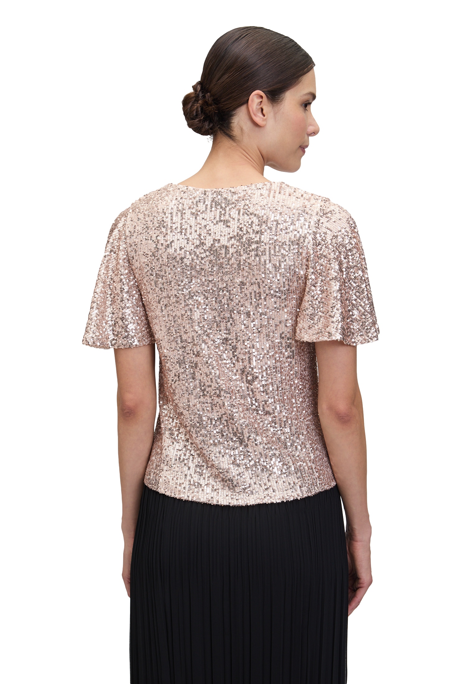 Vera Mont Paillettenshirt »Blusenshirt kurzarm«