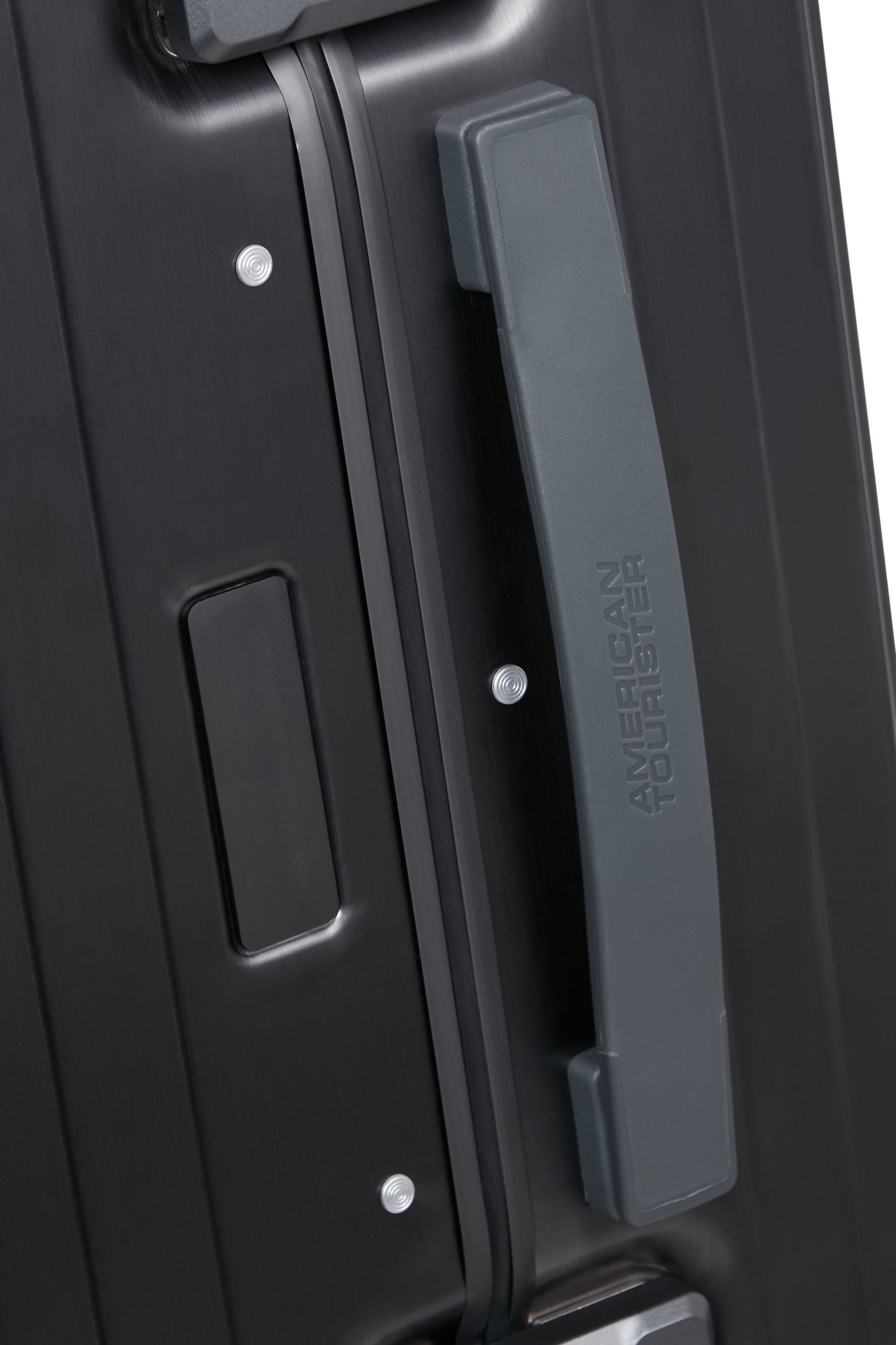 American Tourister® Hartschalen-Trolley »SOUNDBOX ALU, verschiedene Größen und Farben« 39 l 4 Rollen Hartschalen-Koffer zwei TSA-Schlösser Aluminium-Koffer