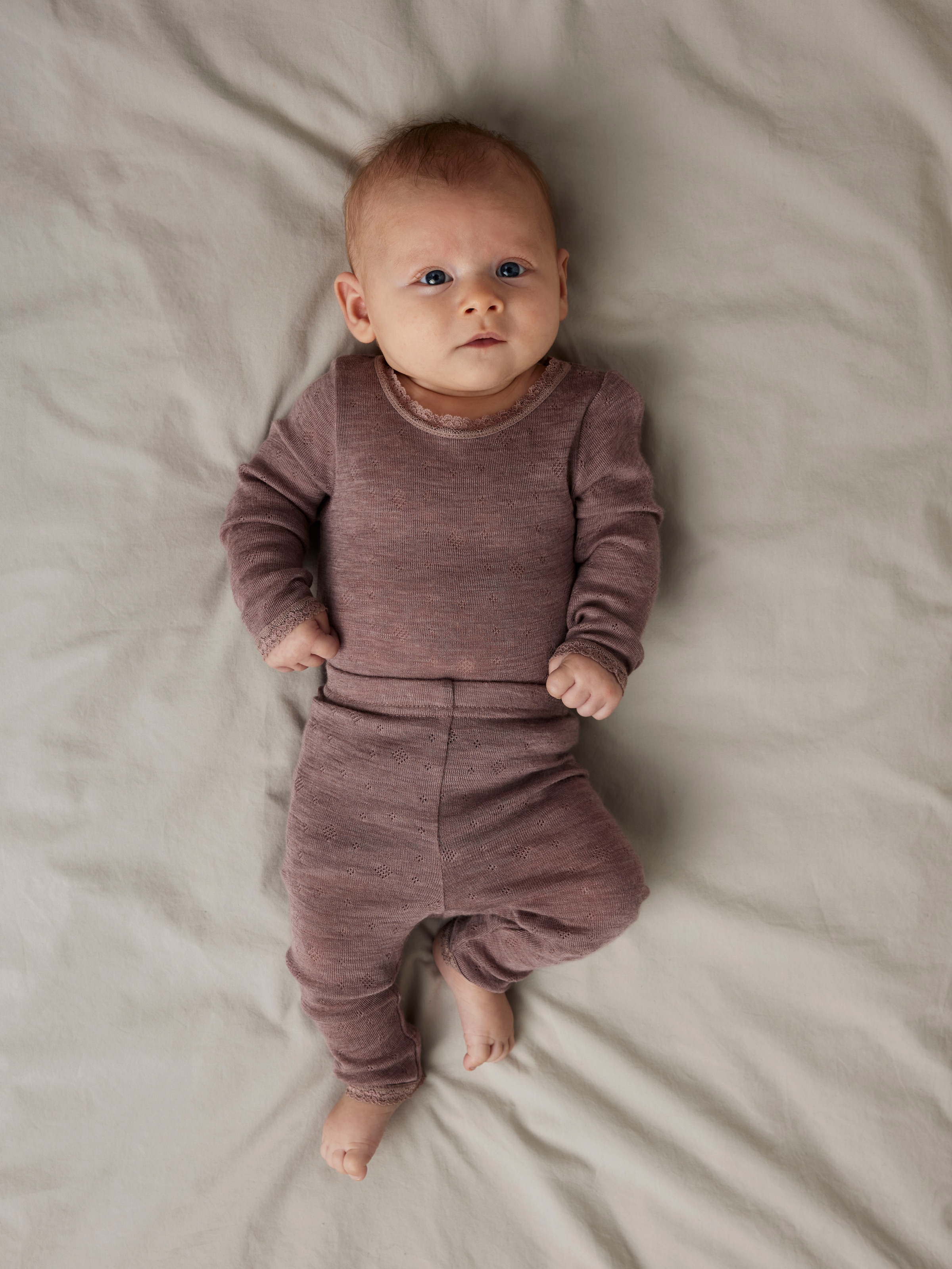 Name It Leggings »NBFWANG WOOL NEEDLE LEGGING SOLID NOOS«, aus reiner Merinowolle