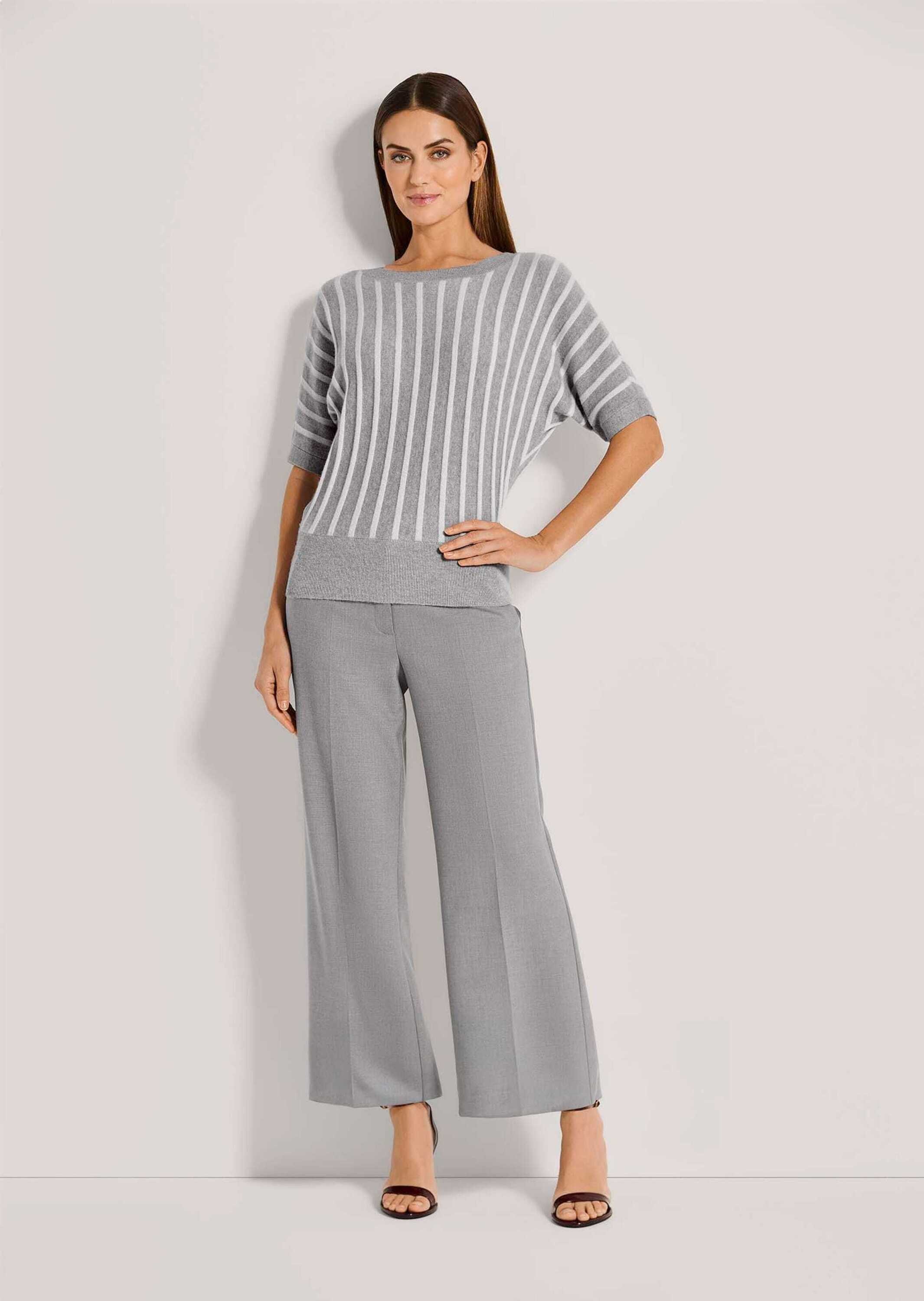 MADELEINE Longpullover »Pullover Sommerlicher Pullover mit Streifen«