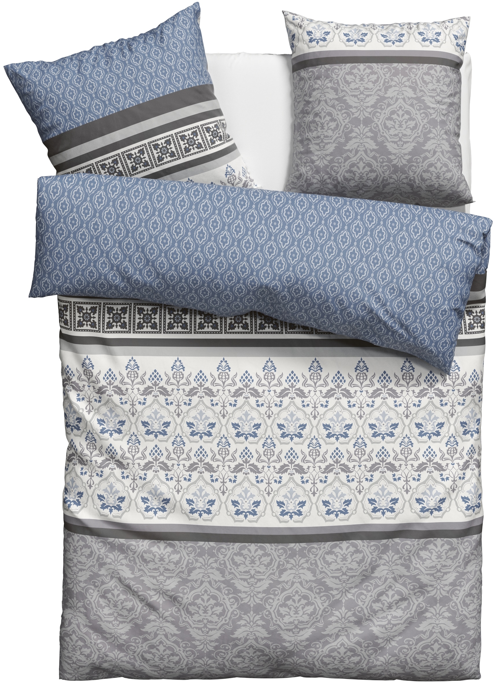 OTTO home Bettwäsche »Cremona« 2 romantische Bettwäsche in verschiedenen Qualitäten, ab Gr. 135x200 cm