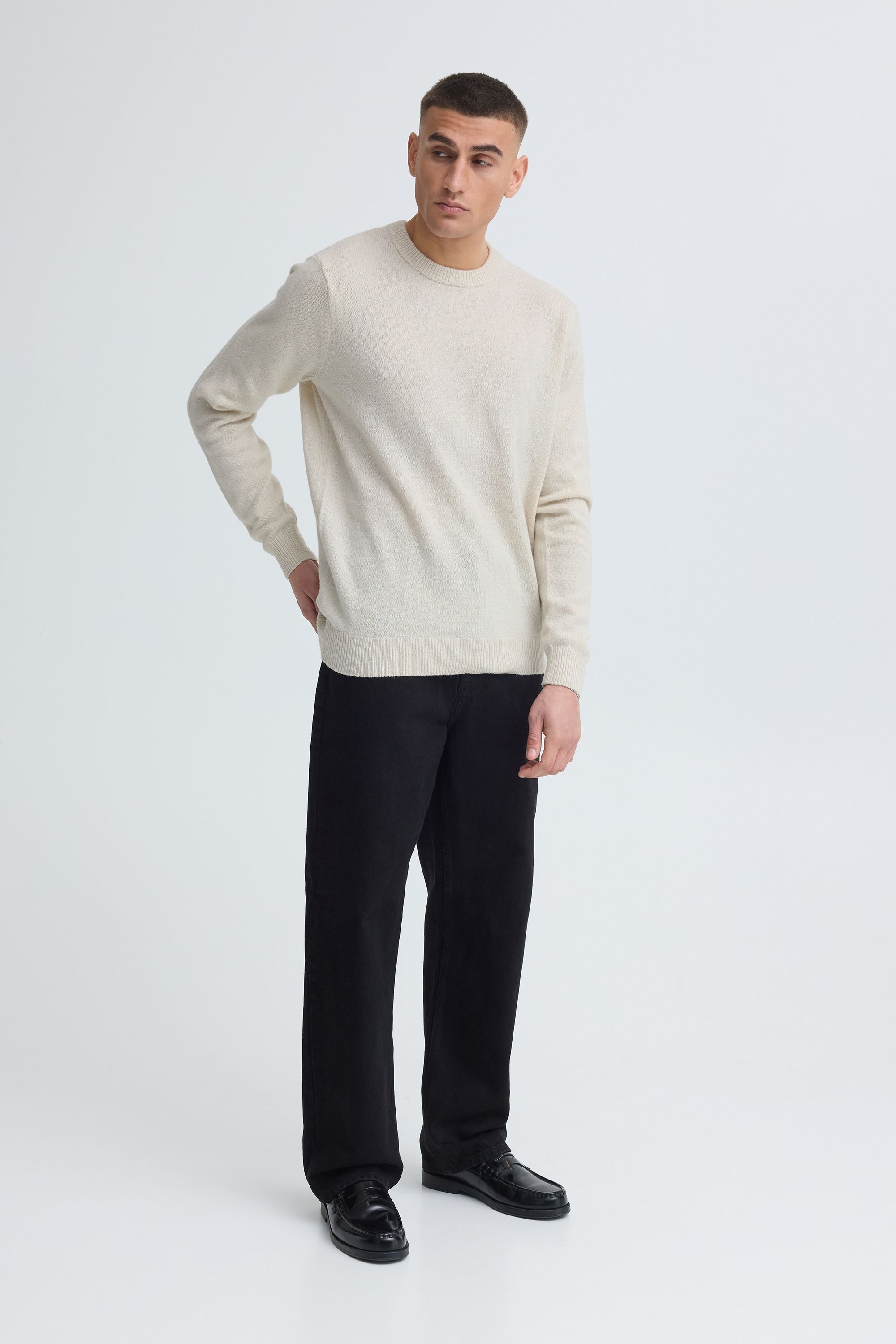 !Solid Strickfleece-Pullover »Strickpullover Sddyllon«