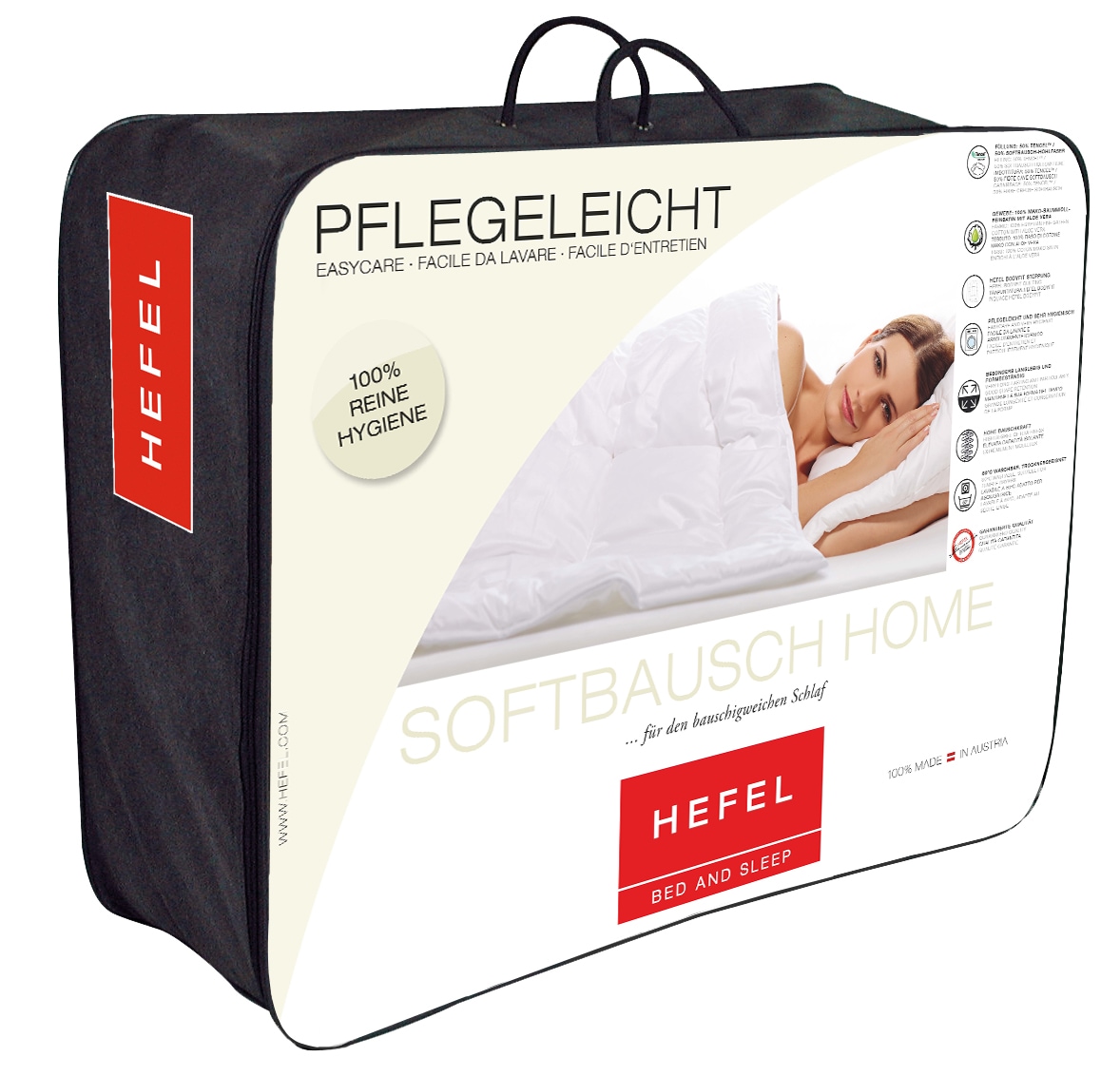 Hefel Sommerbettdecke »Softbausch Home«, leicht, (1 St.)