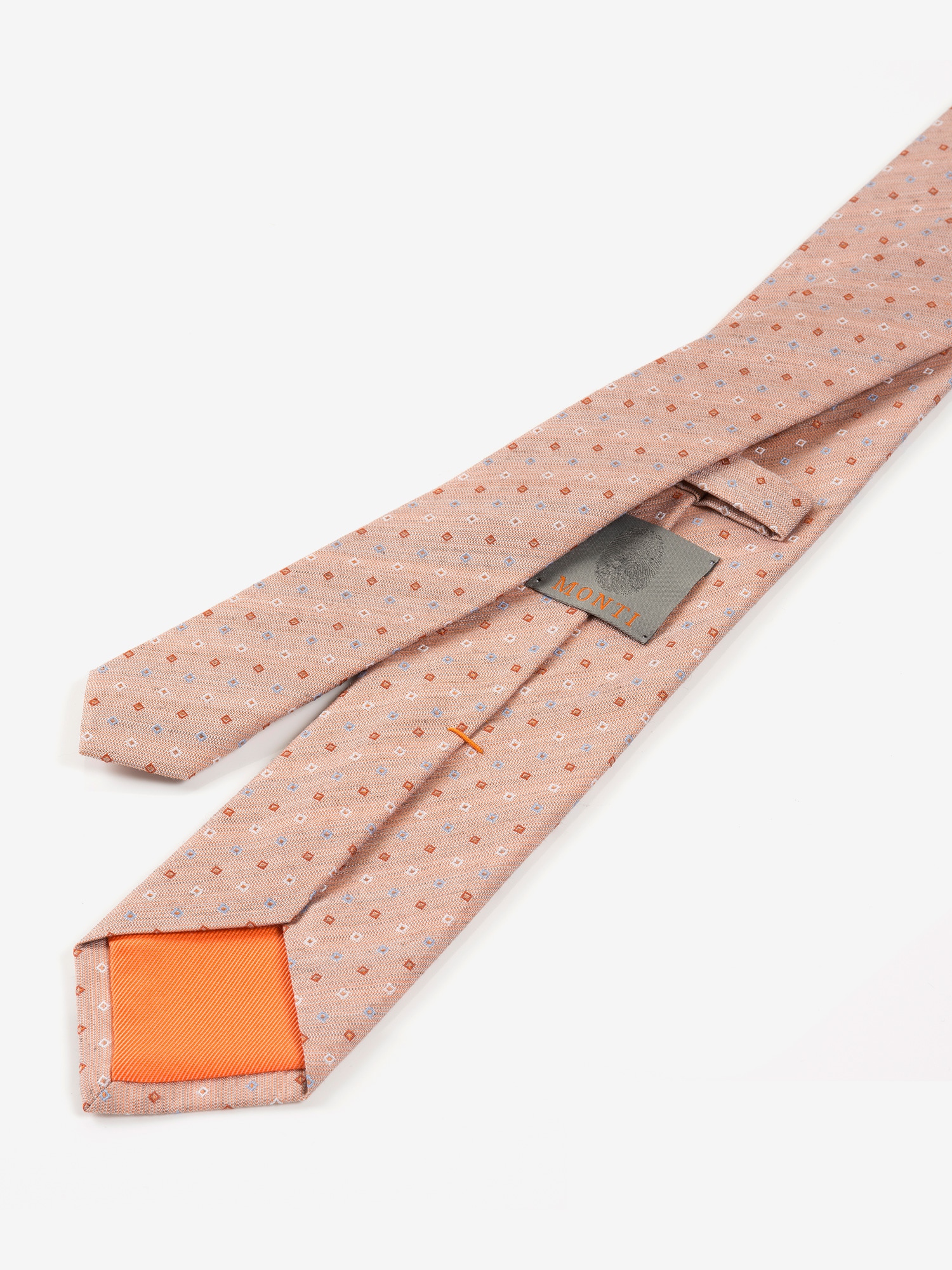 MONTI Krawatte, (1 St.), aus reiner Seide, mit Ornamenten, 6,5 cm breit
