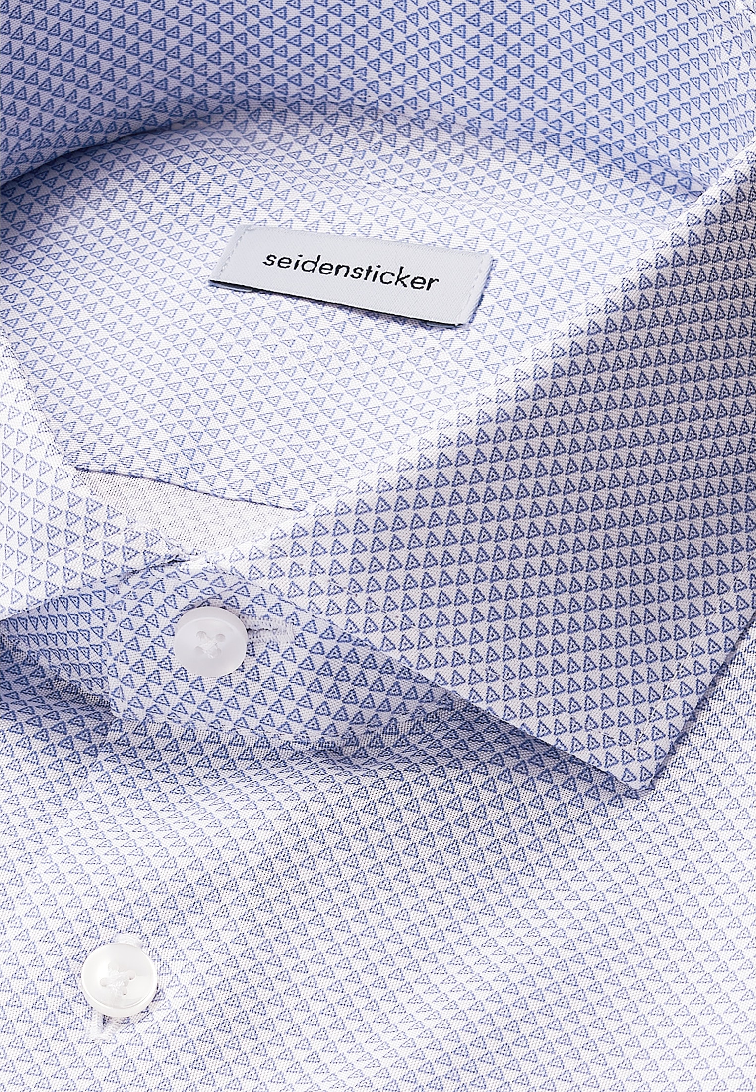 seidensticker Businesshemd »Schwarze Rose«, Slim 1/1 Kentkragen Druck