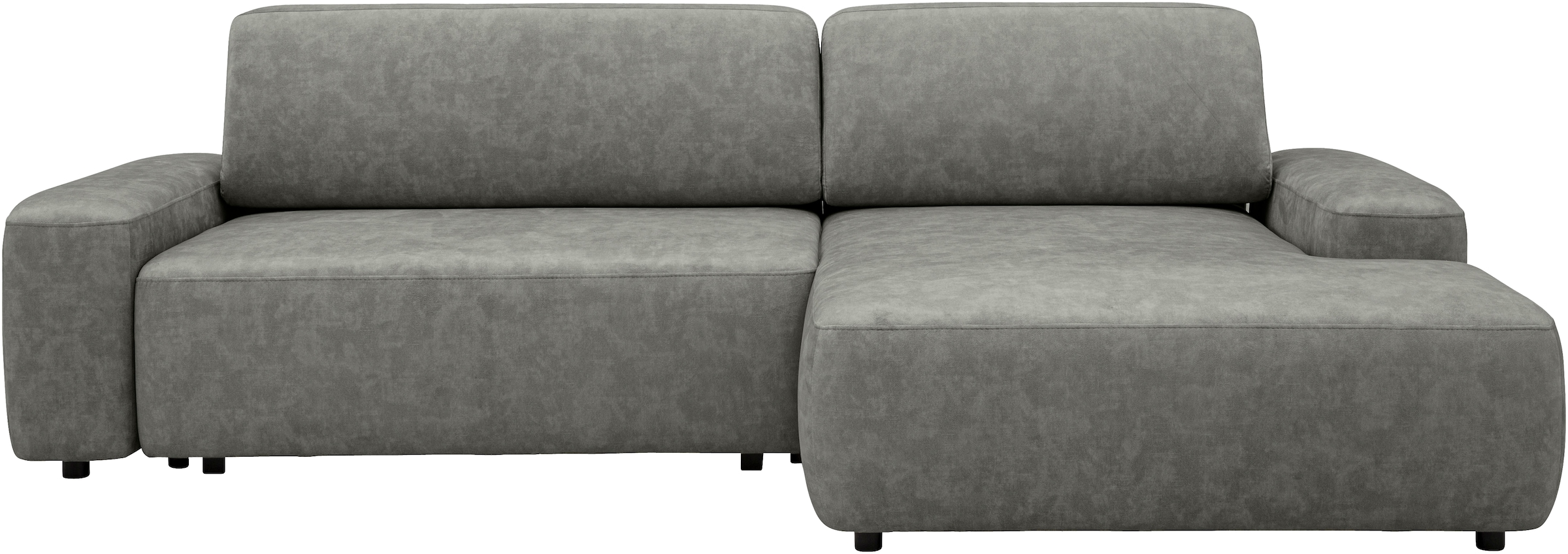 INOSIGN Ecksofa »TORGE (264cm), Schlafsofa in Cord, Samtvelours o Struktur fein, L-Form«, Schlaffunktion, Bettkasten, Liegefläche: 125/210 cm