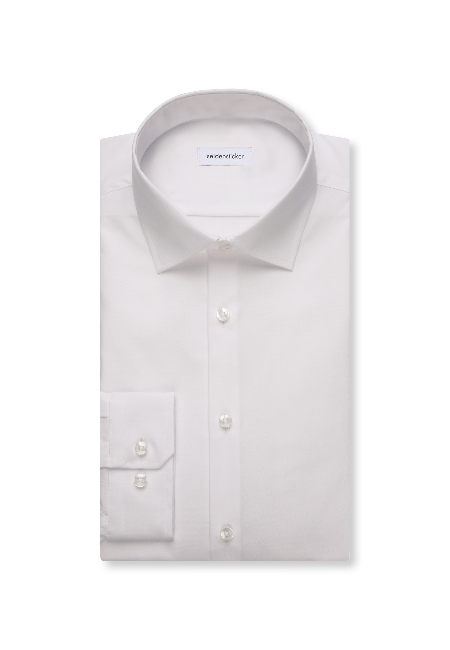 seidensticker Businesshemd »Schwarze Rose« Shaped 1/1 Kentkragen Uni