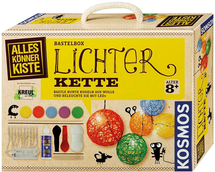 Kosmos Kreativset »AllesKönnerKiste Lichterkette«, (Set), Made in Germany