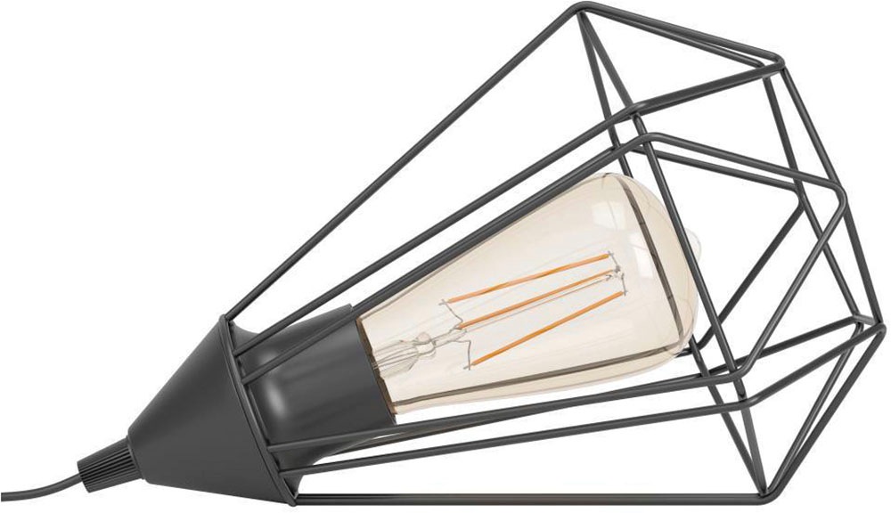 EGLO Tischleuchte »TARBES« E27 1 Stk. Nachttischlampe, Esszimmer, Flur, Drahtgeflecht, 1flammig, 9x7x9cm