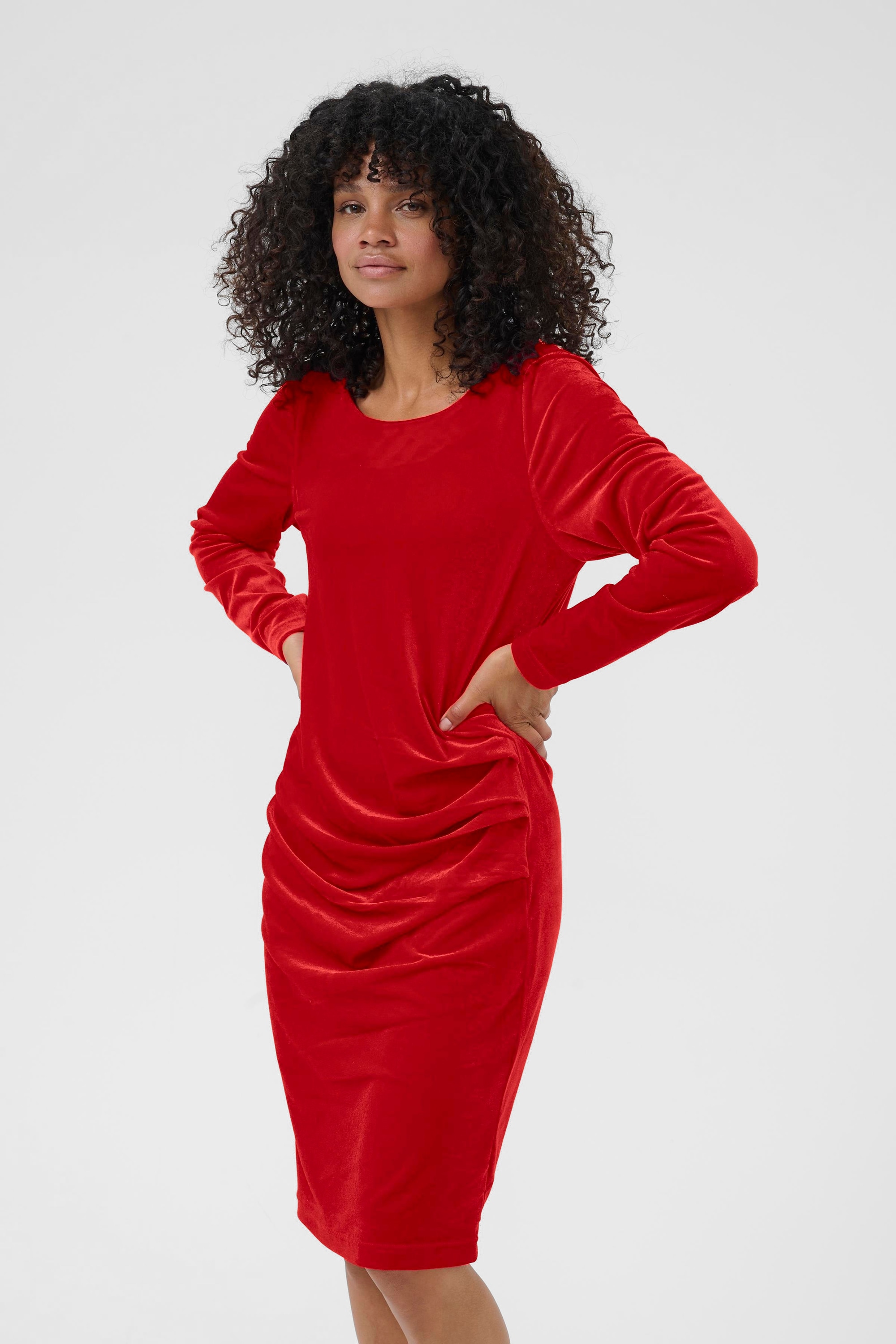 KAFFE Midikleid »Kleid Kelly«
