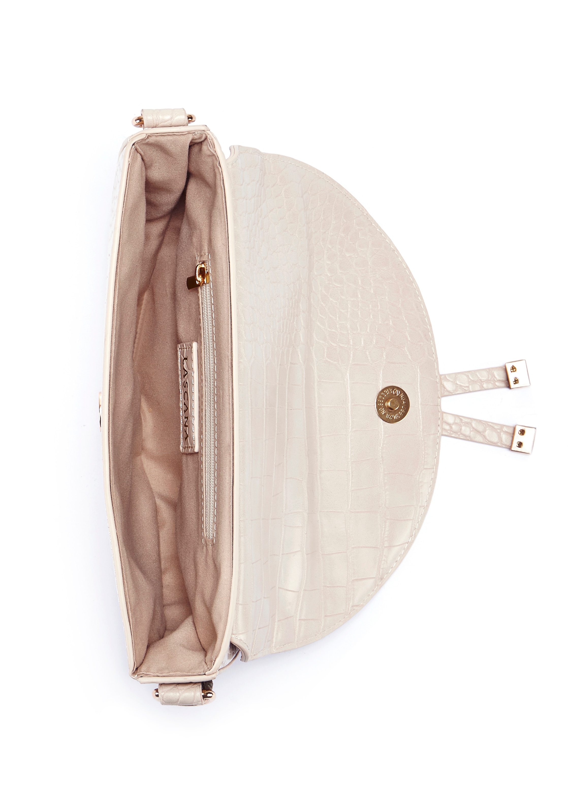 Vivance Umhängetasche »Minibag«, in Kroko-Optik, Schultertasche, Handtasche, Crossbody Bag VEGAN