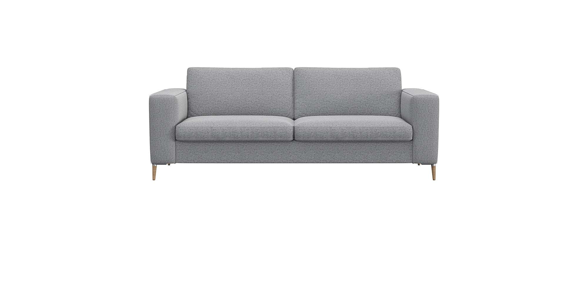 FLEXLUX 2,5-Sitzer »Fiore, super Sitzkomfort durch Kaltschaum,« breite Armlehnen, Füße Alu+ Eiche