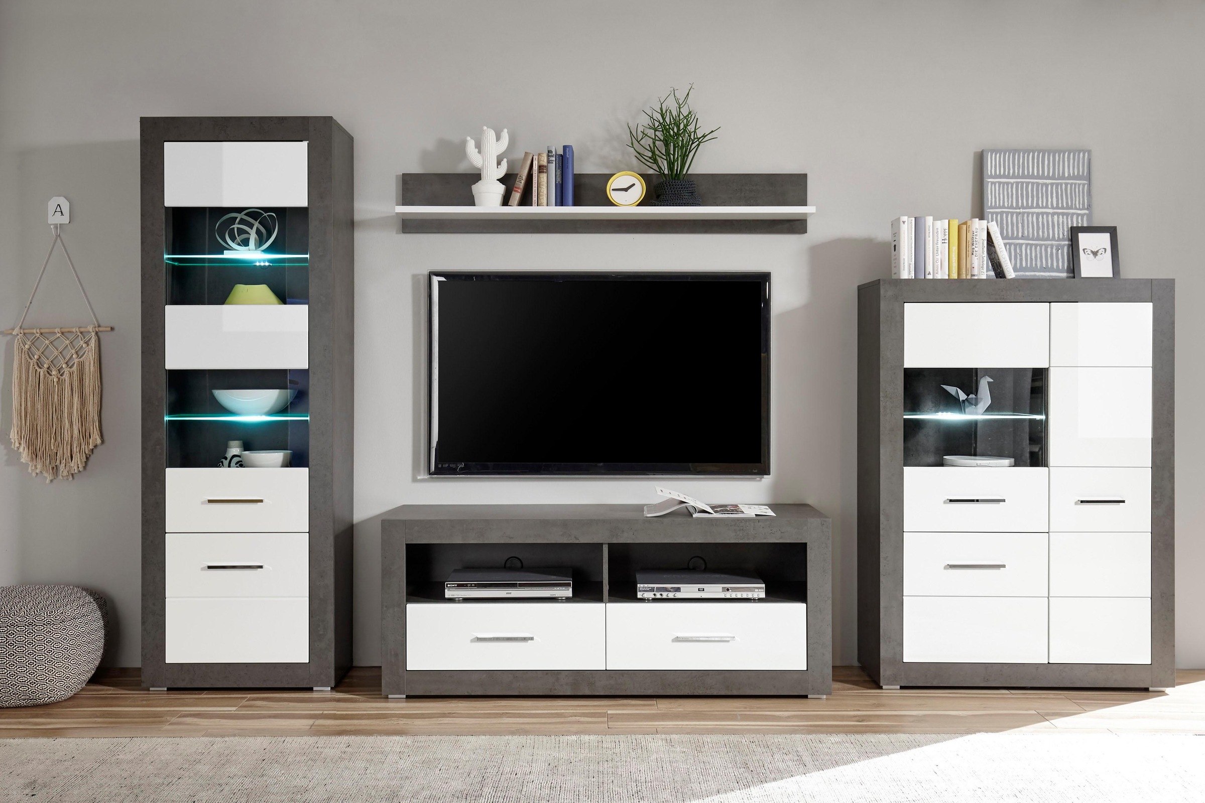 Home affaire Wohnwand »Etero« Set, 4 Stk. tlg.