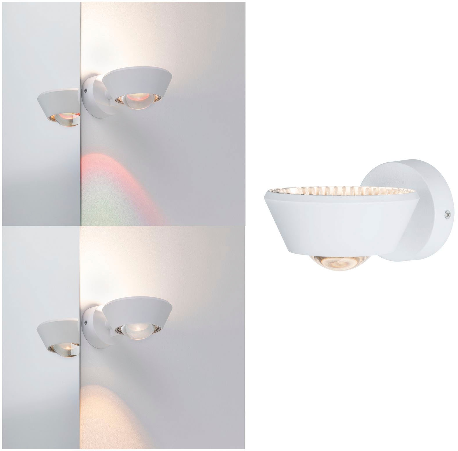Paulmann LED Wandleuchte »Sabik«, 1 flammig, Leuchtmittel LED-Modul | LED fest integriert, Sabik IP44 9 / 1x4W, LED-Modul