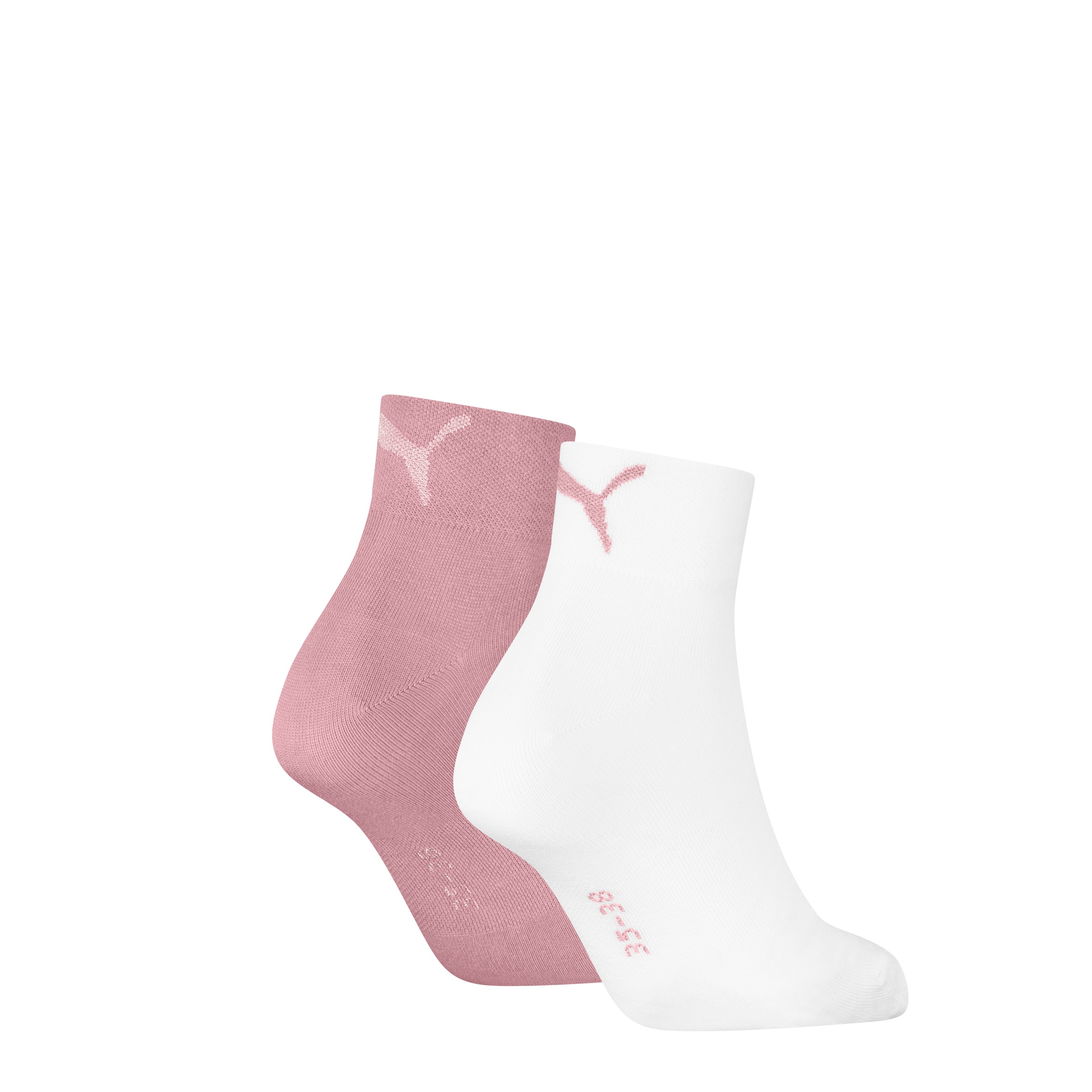 PUMA Kurzsocken »PUMA WOMEN SHINE CAT QUARTER« 2 Paar, 