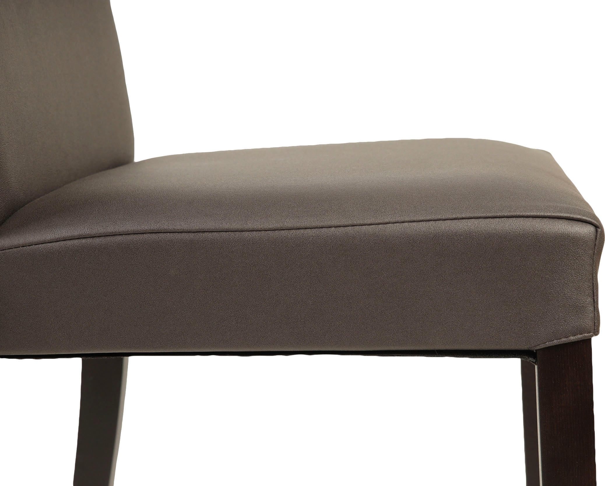 Home affaire 4-Fußstuhl »Nina«, (Set), 2 St., Microfaser, strapazierfähige Microfaser, Gestell Buche natur oder wenge lackiert