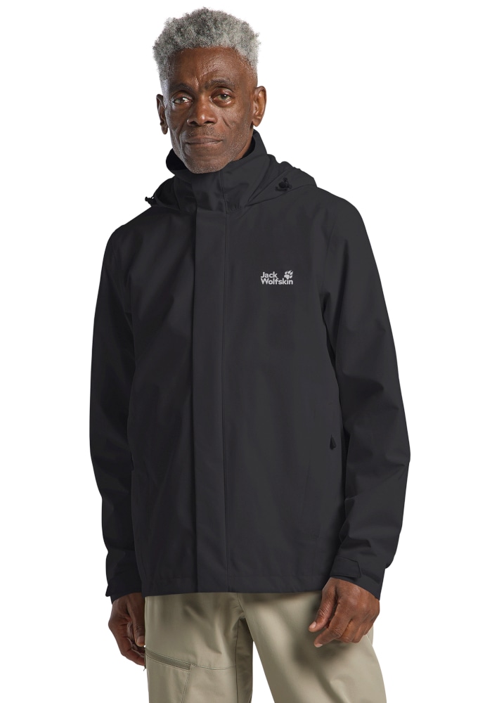 Jack Wolfskin Funktionsjacke »TRAILTIME 2L JKT M« mit Kapuze mit im Kragen verstaubarer Kapuze, wasserdicht, winddicht